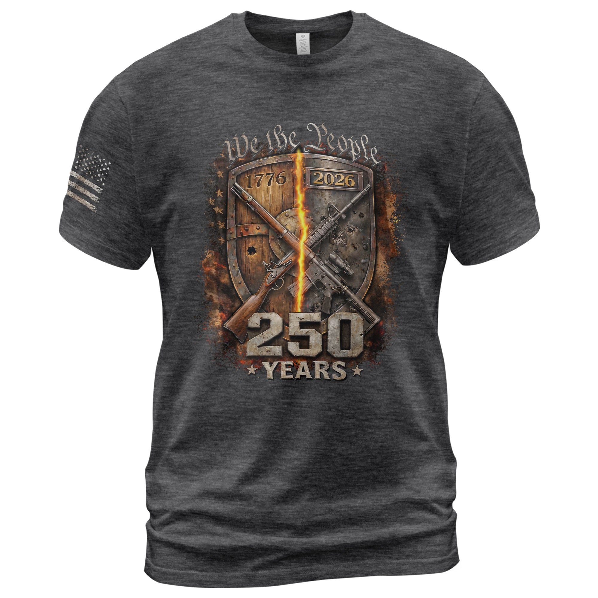 USA 250th Anniversary Semiquincentennial 250 Years Shirt 1776-2026 Forged in Liberty We The People Mental Strength Patriotic