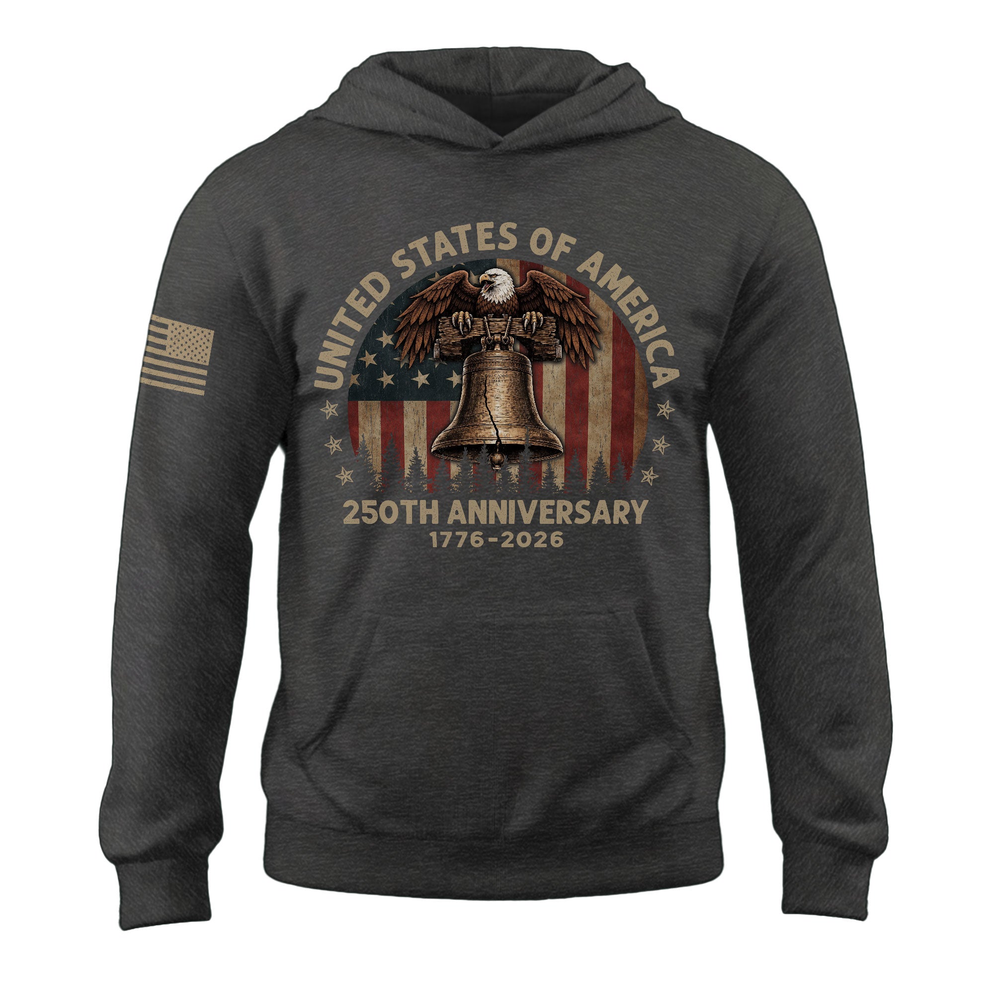 USA 250th Anniversary Hoodie 1776–2026, Premium American Heritage Celebration Hoodie for Men and Women