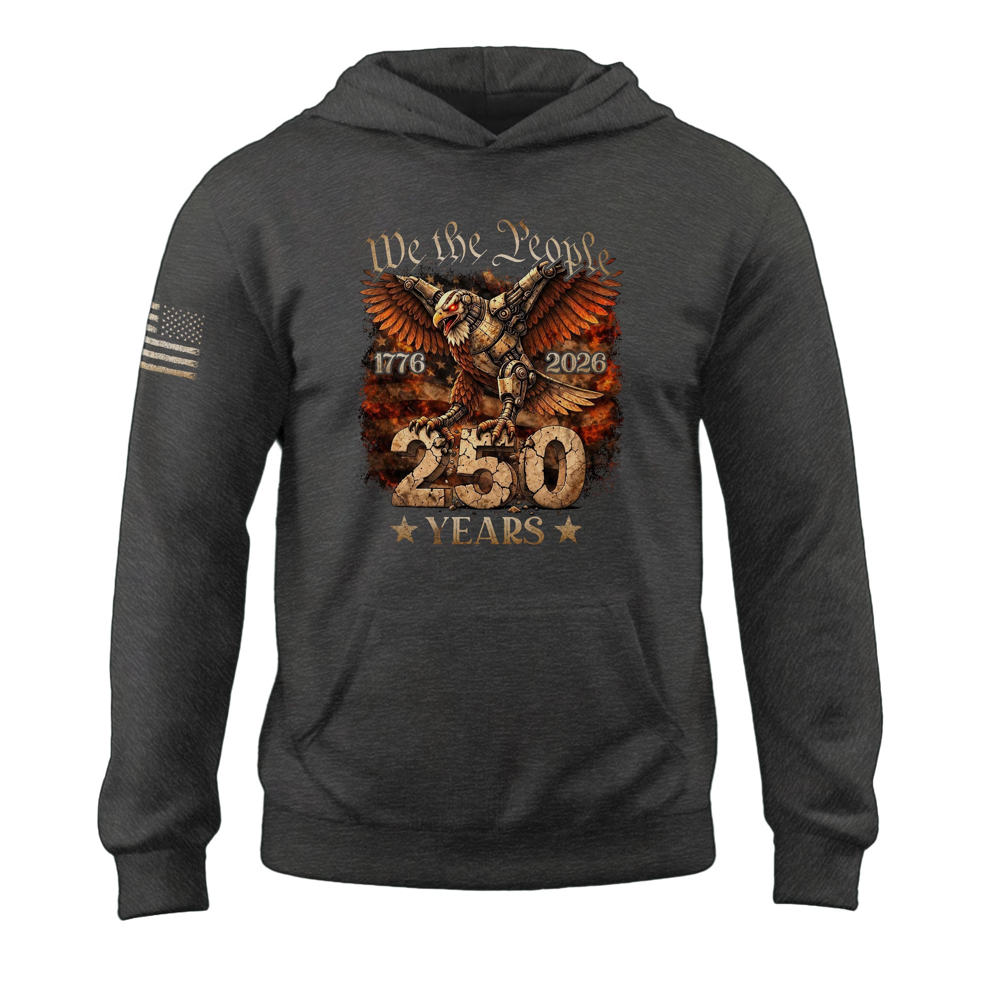 USA 250th Anniversary Hoodie 1776–2026, Premium American Heritage Freedom Celebration Hoodie