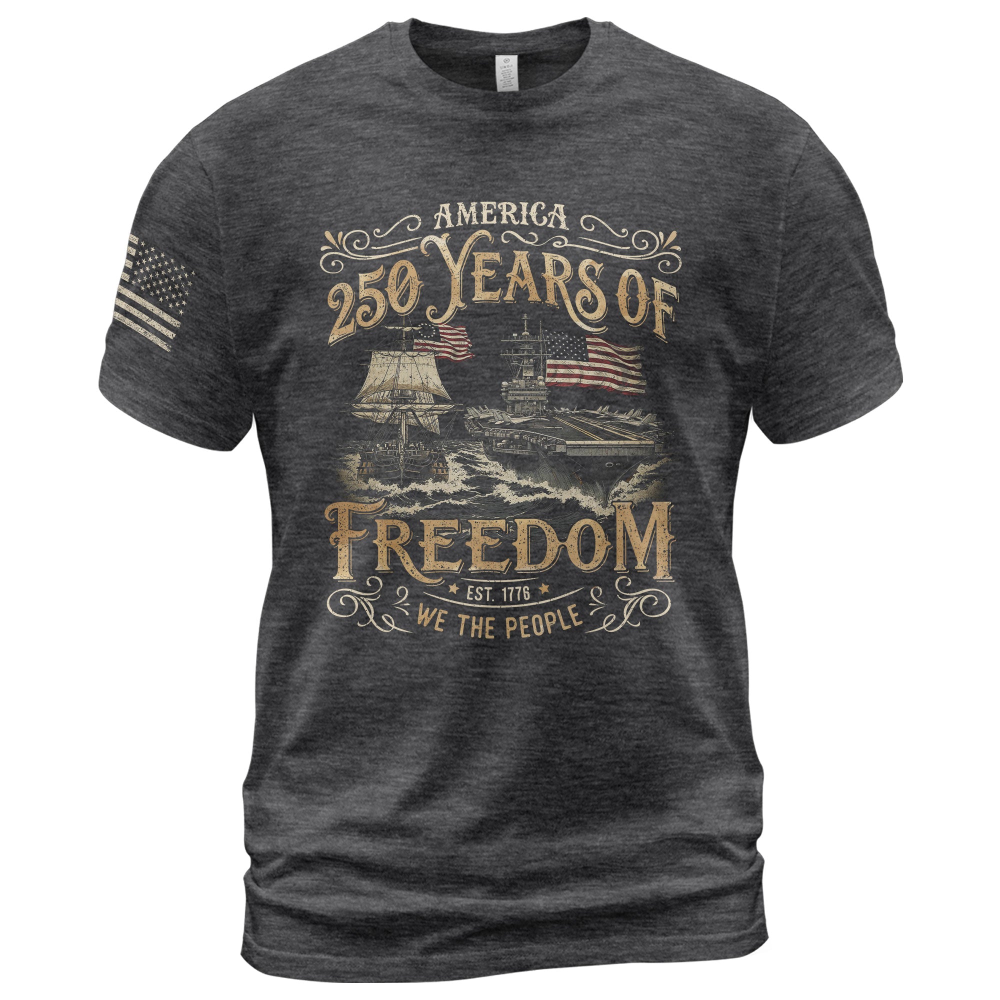1776–2026 American Freedom Celebration 250th Anniversary Shirt - Rust Field Wear