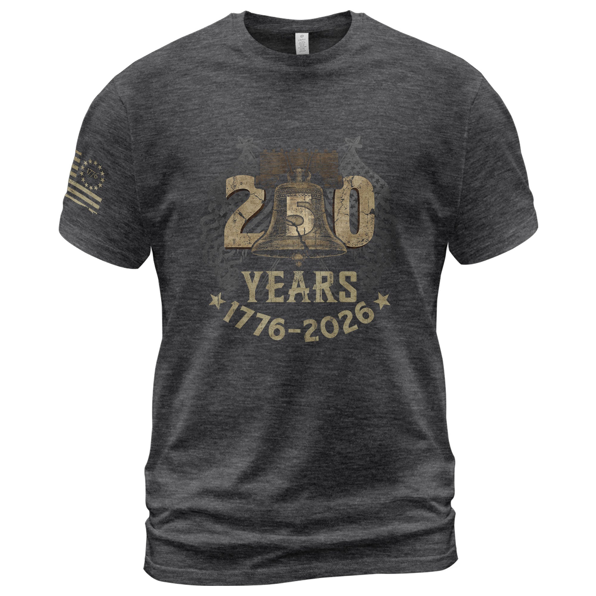 USA 250th Anniversary T-Shirt 250 Years Semiquincentennial 1776-2026 Liberty Bell Patriotic America