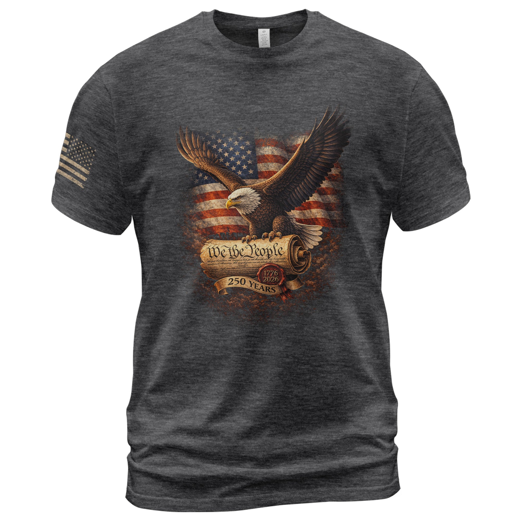1776–2026 USA 250th Anniversary Eagle Shirt We The People Patriotic Freedom Tee