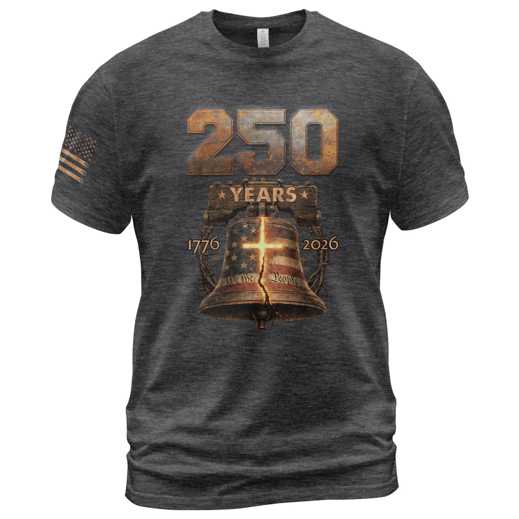 Christian Faith USA 250th Anniversary Independence Shirt 1776–2026 Patriotic Heritage