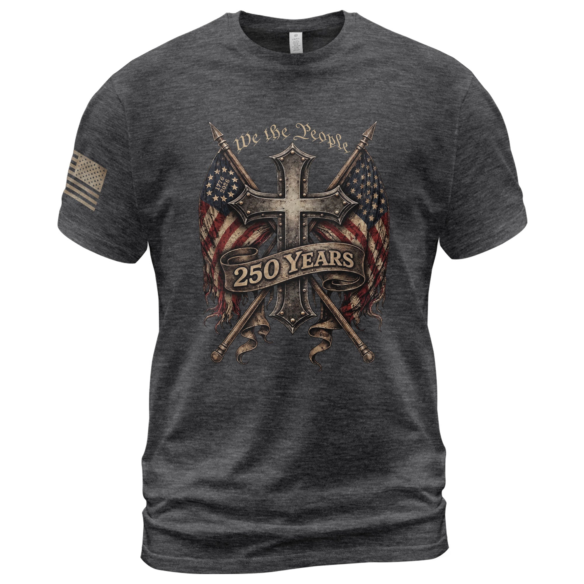 USA 1776–2026 Christian Freedom Celebration Shirt Patriotic Heritage