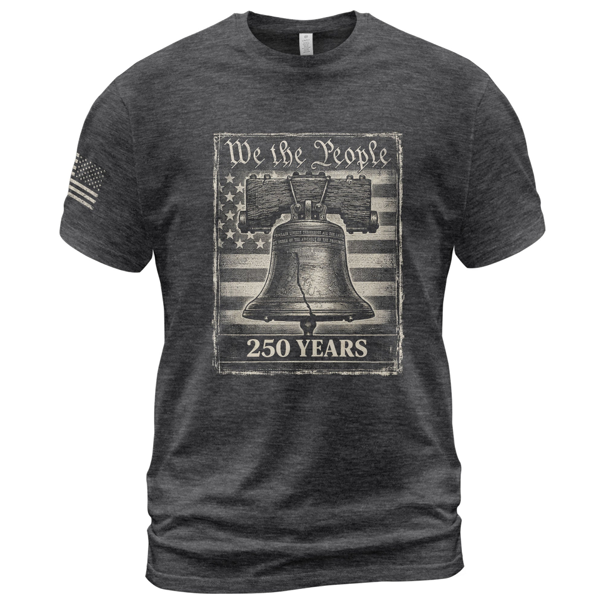 America 250th Anniversary T-Shirt - 250 Years 1776-2026 Liberty Bell "We The People" Patriotic Tee