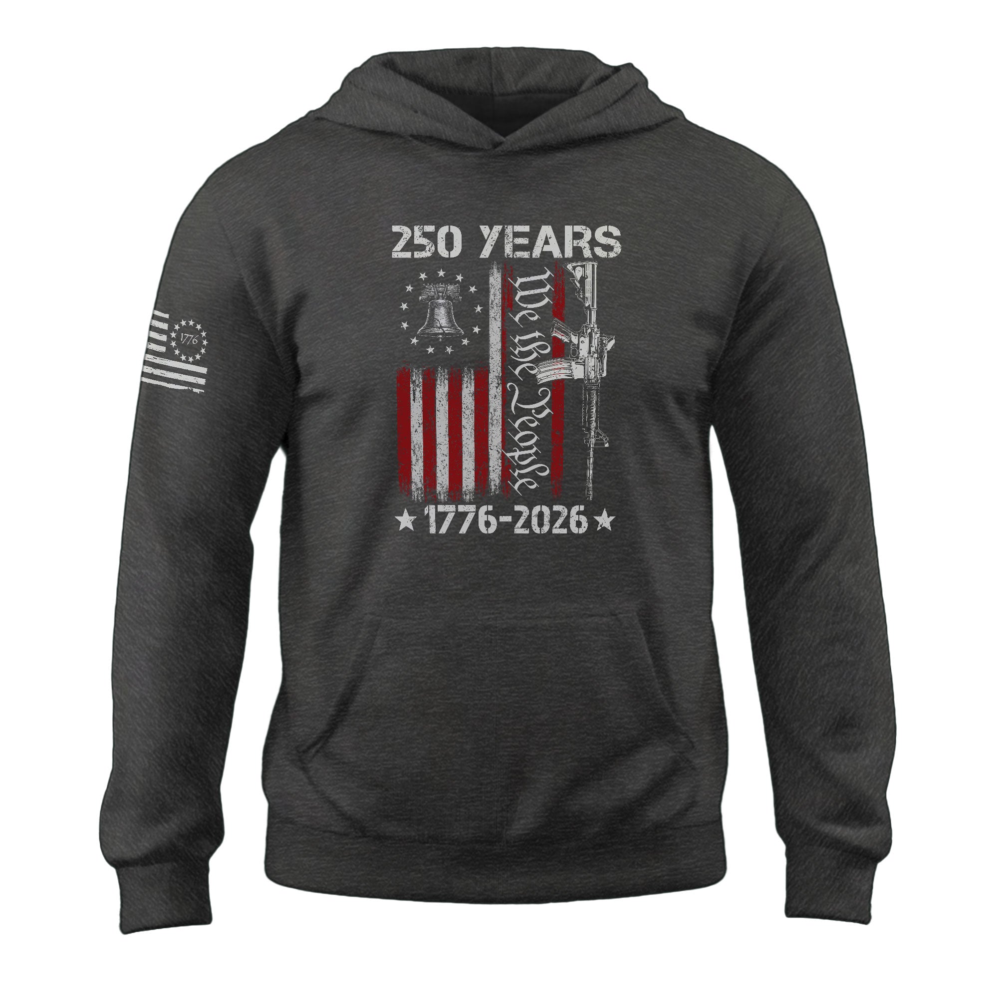 America 250th Anniversary 1776-2026 Semiquincentennial Hoodie – We The People Commemorative Patriotic Eagle Flag Edition
