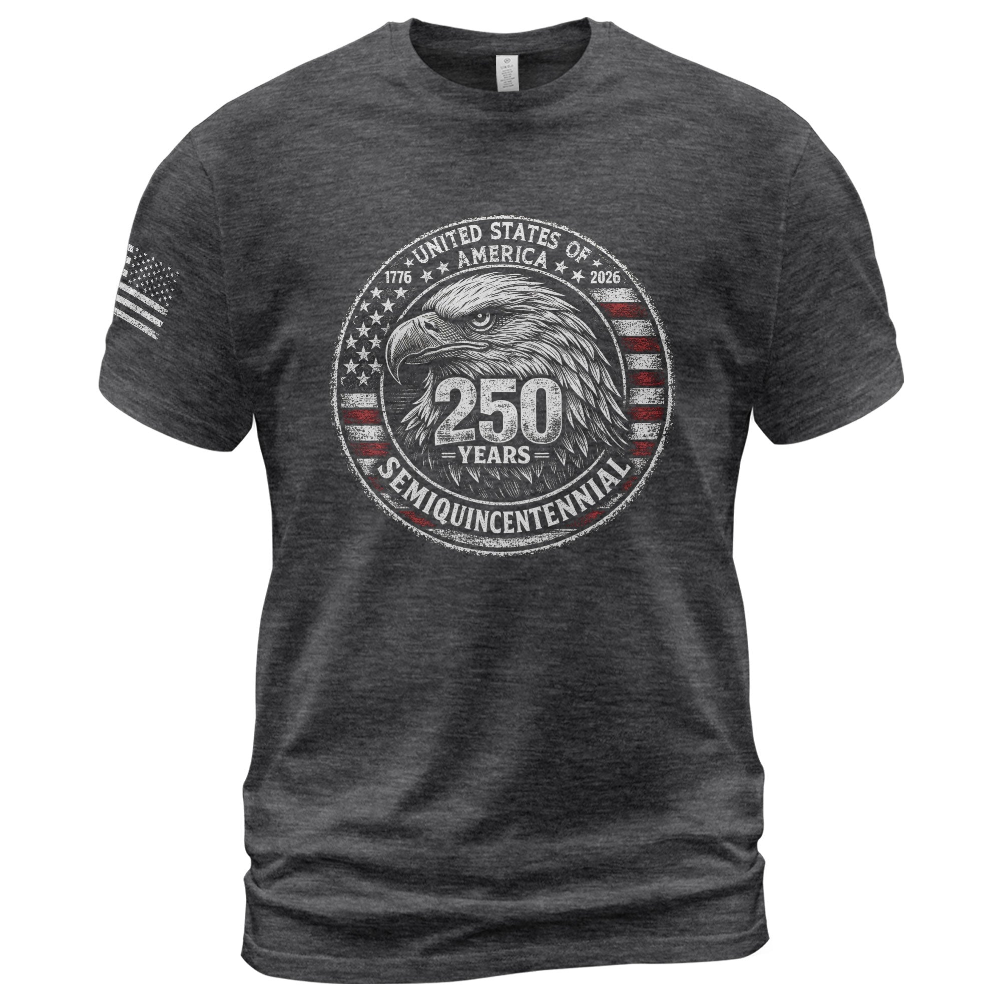 United States of America 250 Years Semiquincentennial Eagle Patriotic Shirt 1776–2026 Independence Anniversary Tribute