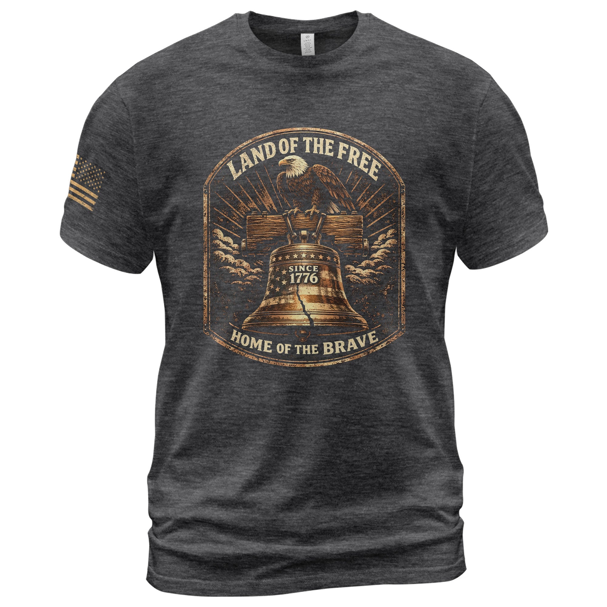 America 250th Anniversary T-Shirt 1776-2026 – Land of the Free Liberty Bell & Eagle Tee