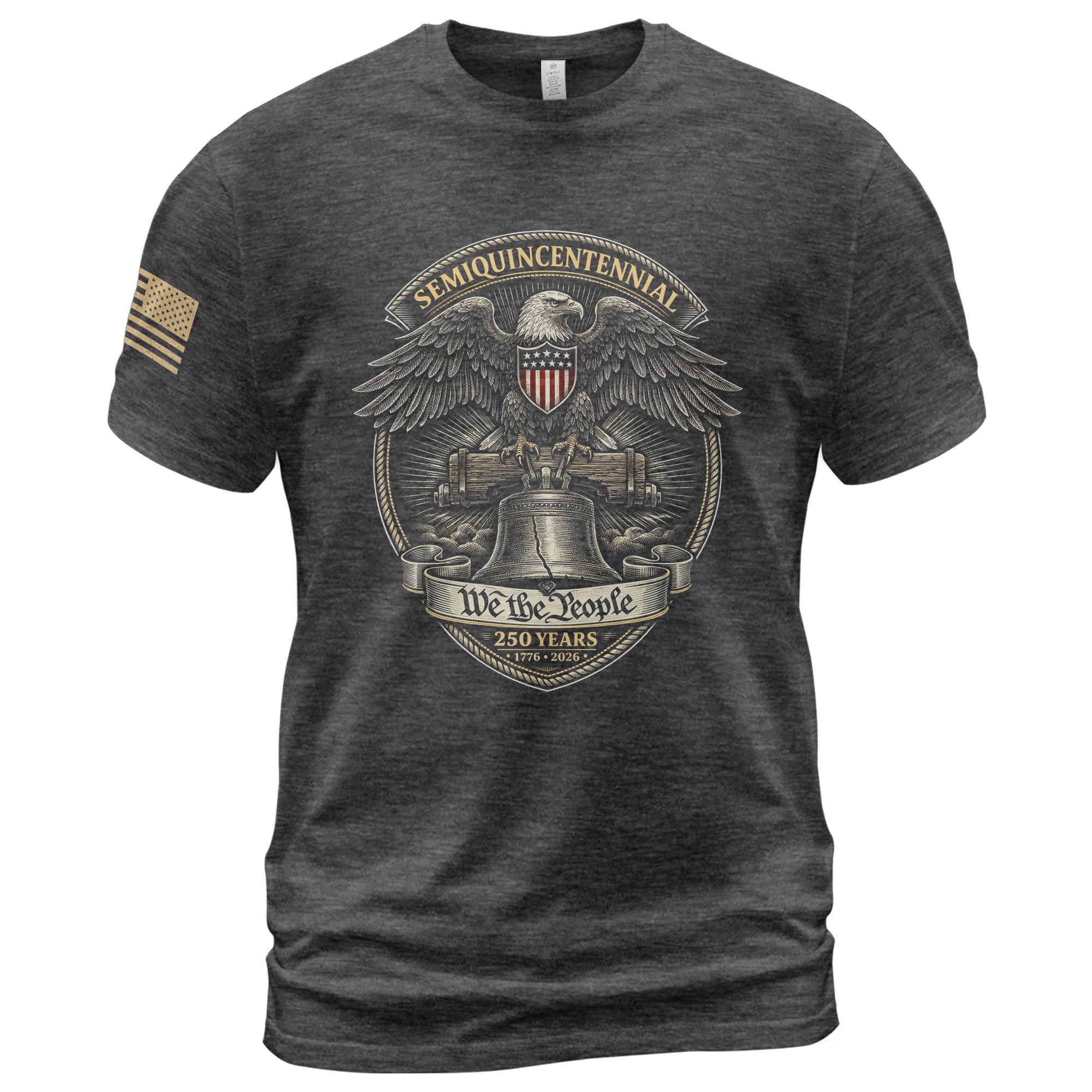 America 250th Anniversary T-Shirt (1776-2026) – We The People, Liberty Bell & Eagle Patriotic Tee