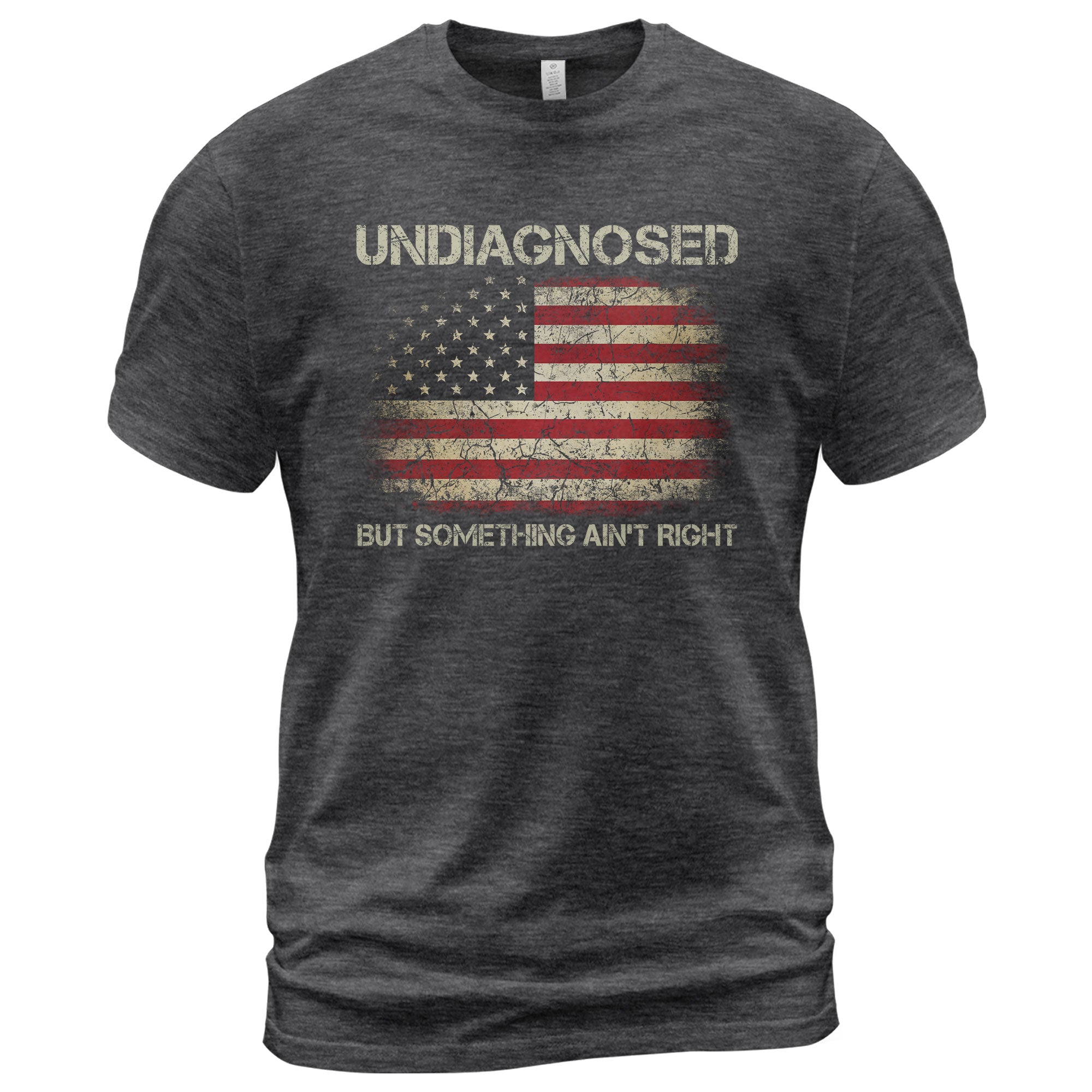 Undiagnosed But Something Ain't Right Tshirt - American Flag Chronic Illness Tee