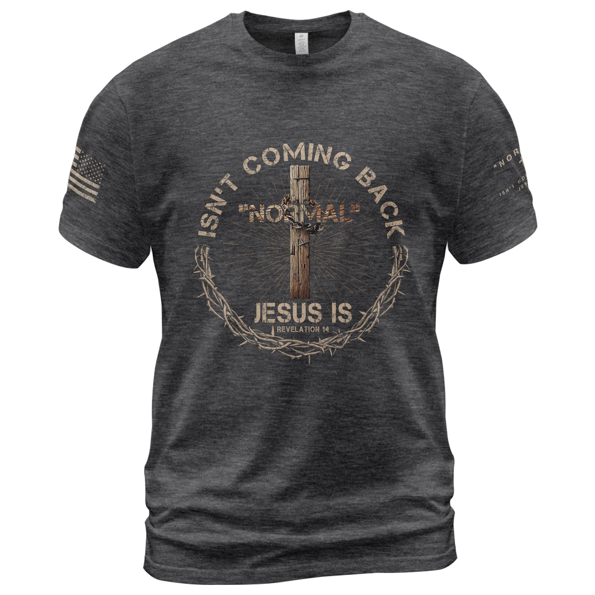 Revelation 14 T-Shirt – Jesus Over Normal