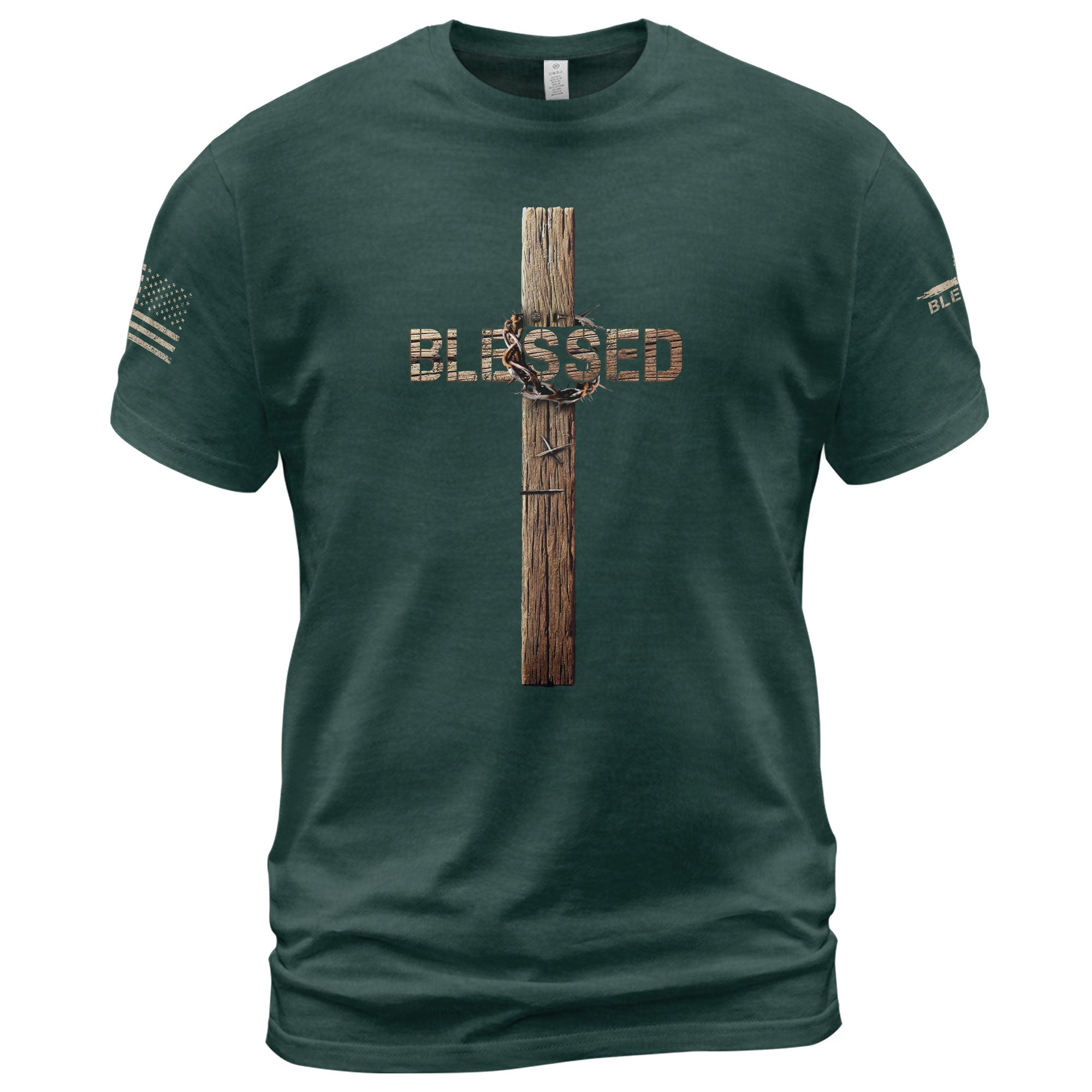 Blessed T-Shirt – Cross & Crown Edition