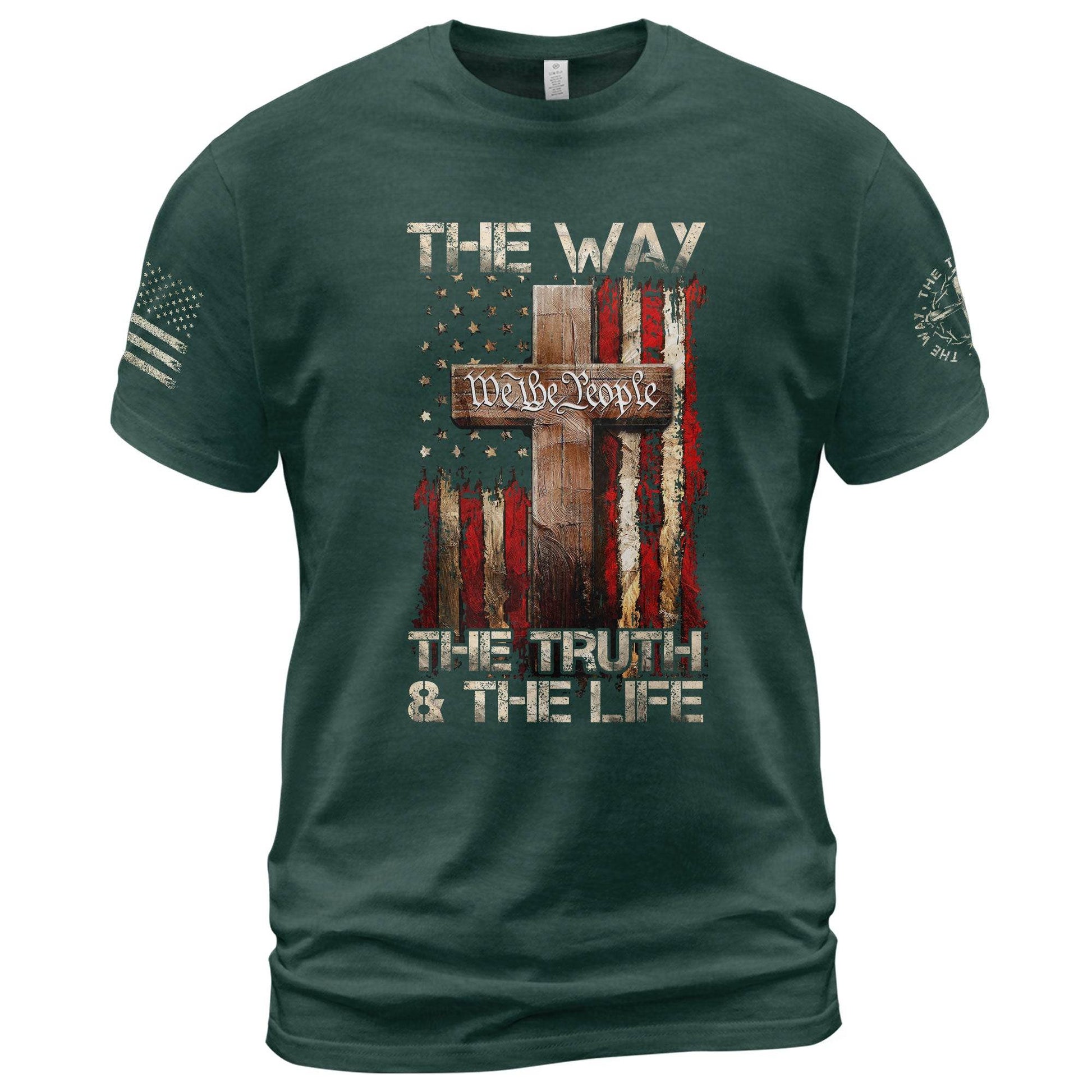 Jesus Is The Way T-Shirt - Rust Field Wear