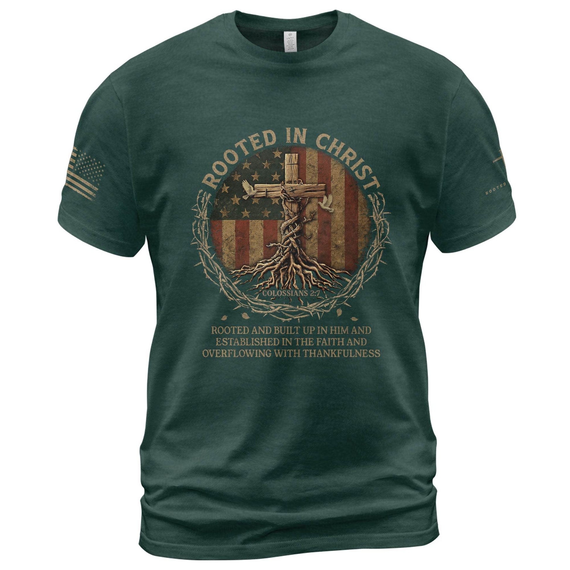 Firmly Planted – Rooted in Christ (Colossians 2:7) - Rust Field Wear