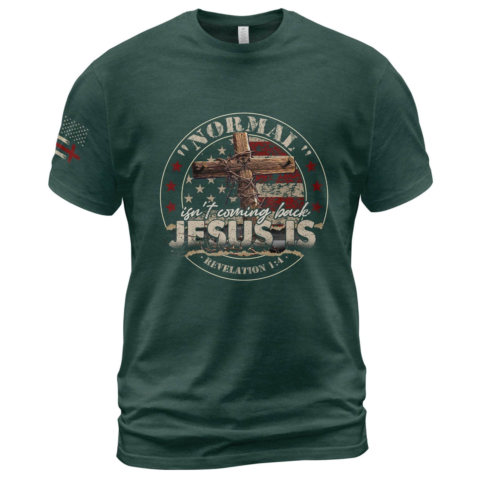 “Jesus Is Coming — Normal Isn’t” T-Shirt - Rust Field Wear