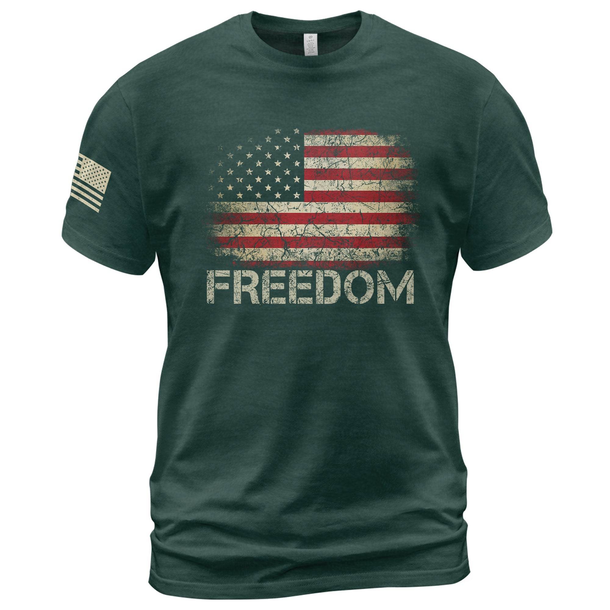 'Freedom' American Legacy T-Shirt - Rust Field Wear
