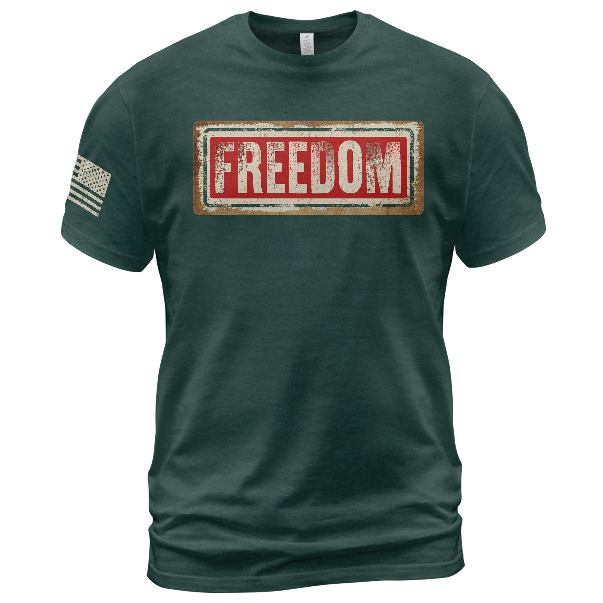 Freedom Sign Patriotic Tribute T-Shirt