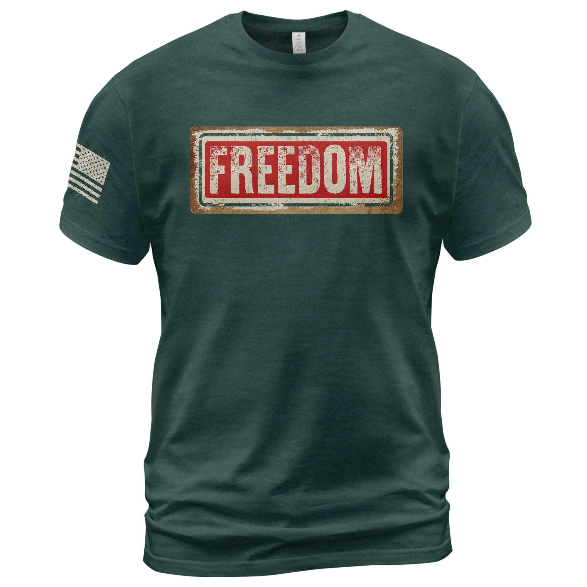 Freedom Sign Patriotic Tribute T-Shirt