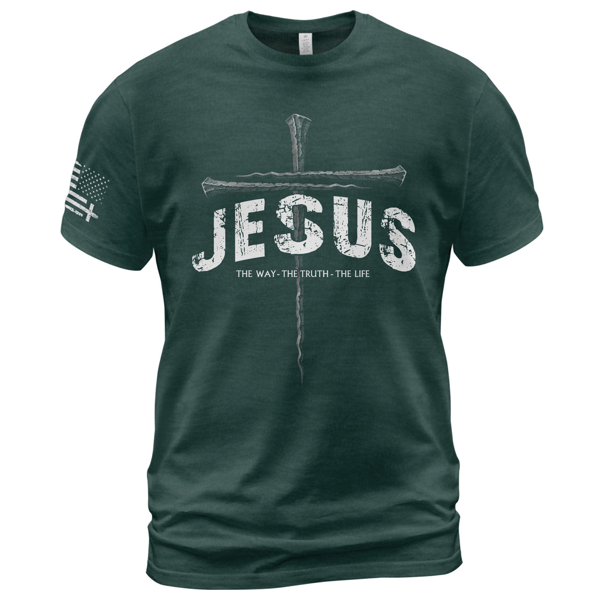 Jesus Cross Christian T-Shirt – The Way, The Truth, The Life