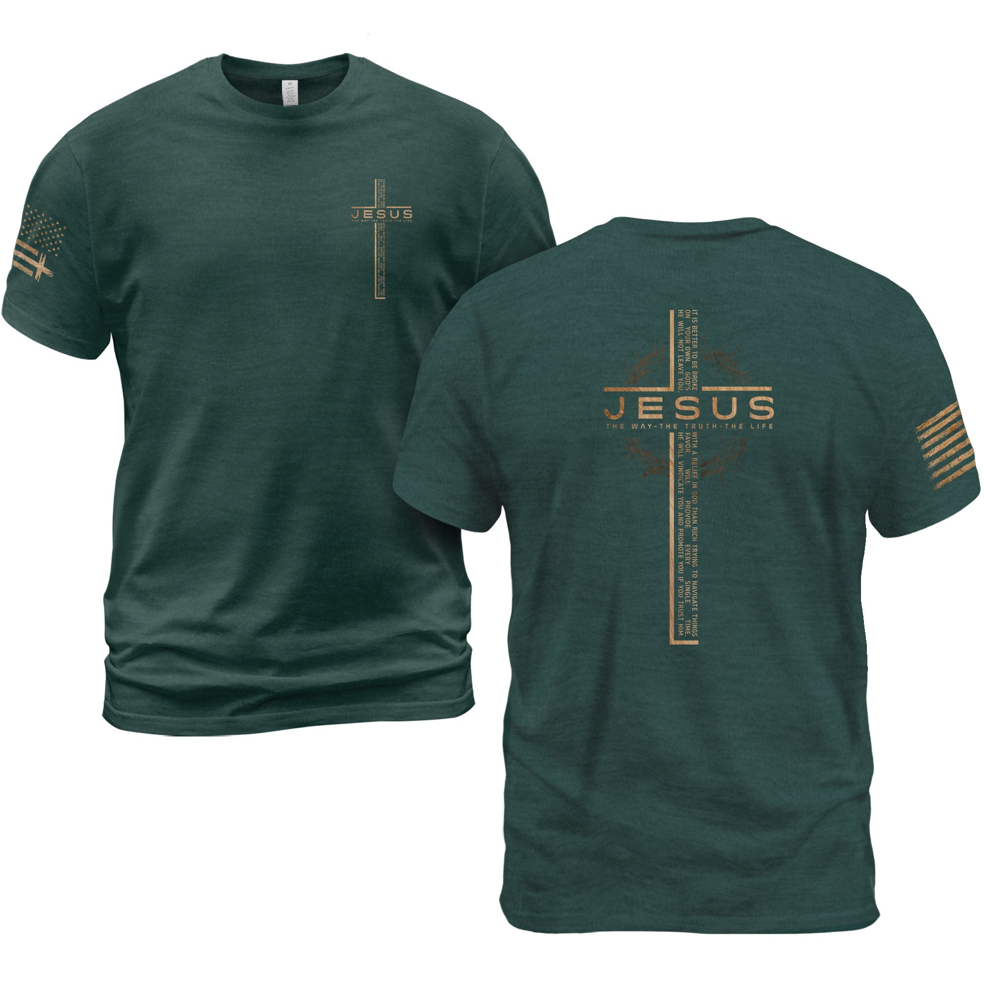 Jesus Cross Bible Verse Christian T-Shirt