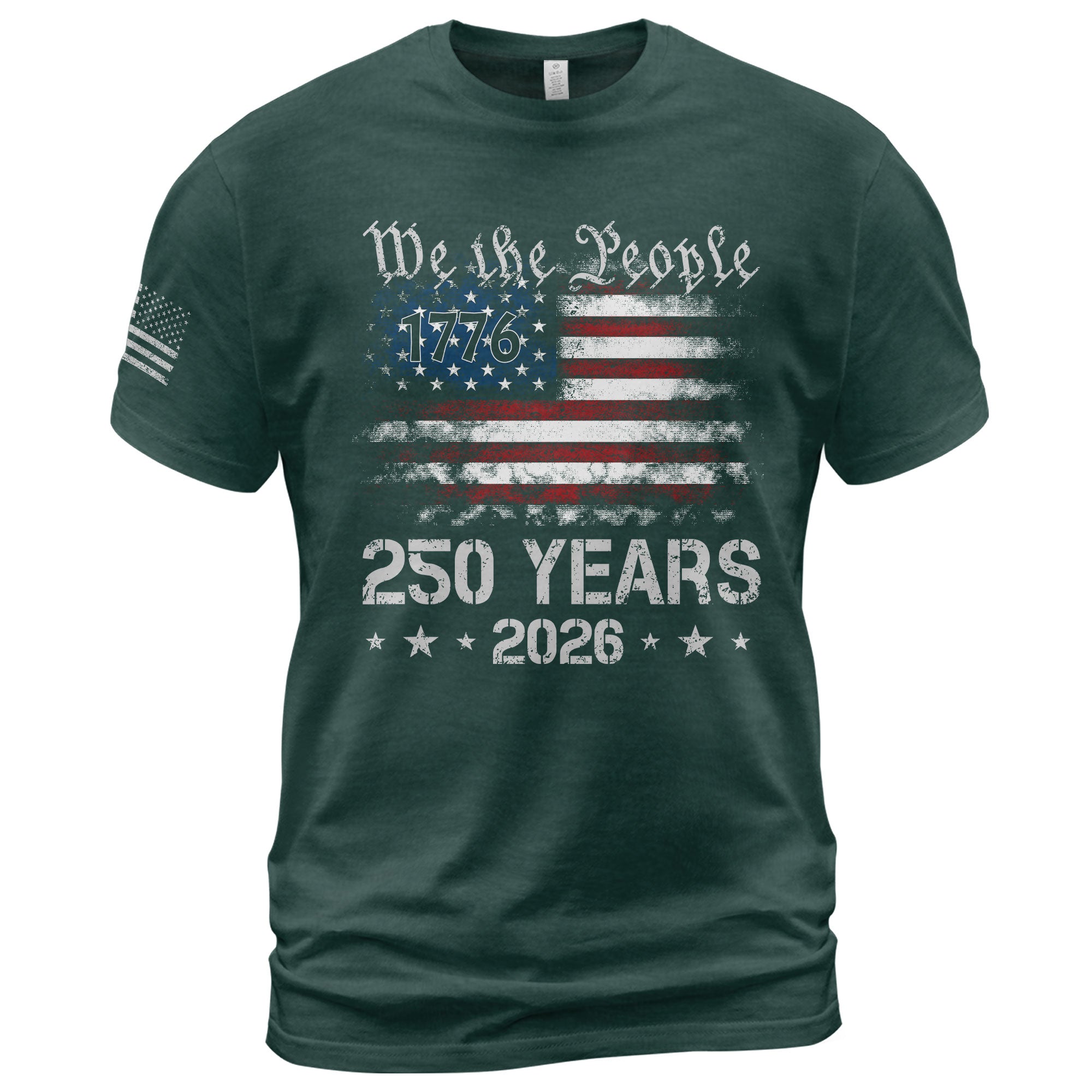 We The People 250 Years Shirt – USA Flag Independence 1776–2026 Tee