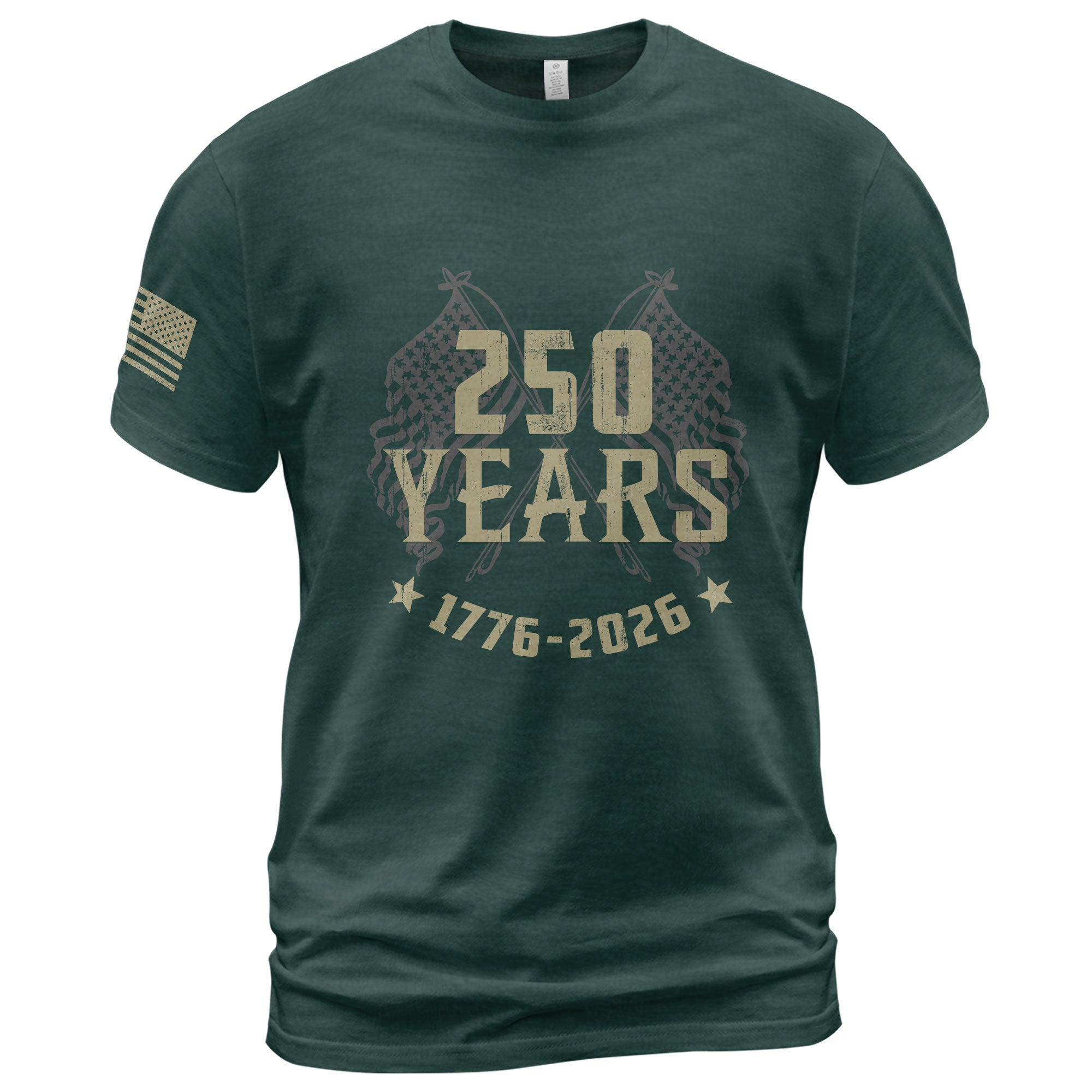 250 Years American Legacy T-Shirt – 1776–2026 Patriotic Eagle Graphic Tee