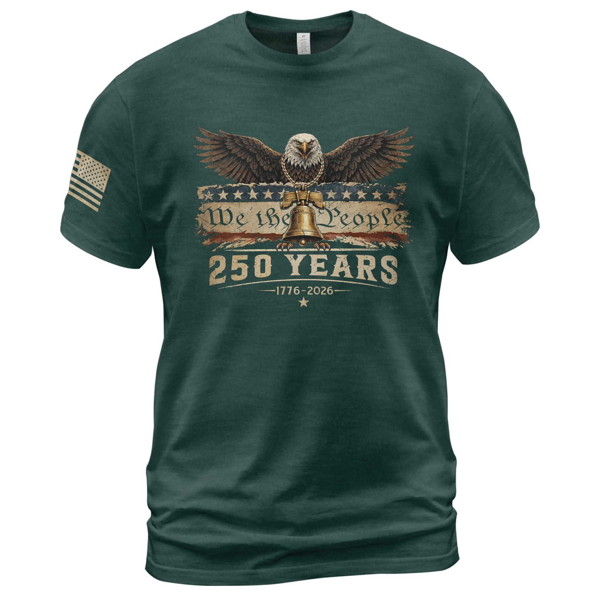 USA 250th Anniversary 250 Years Shirt 1776-2026 American Eagle Liberty Bell We The People