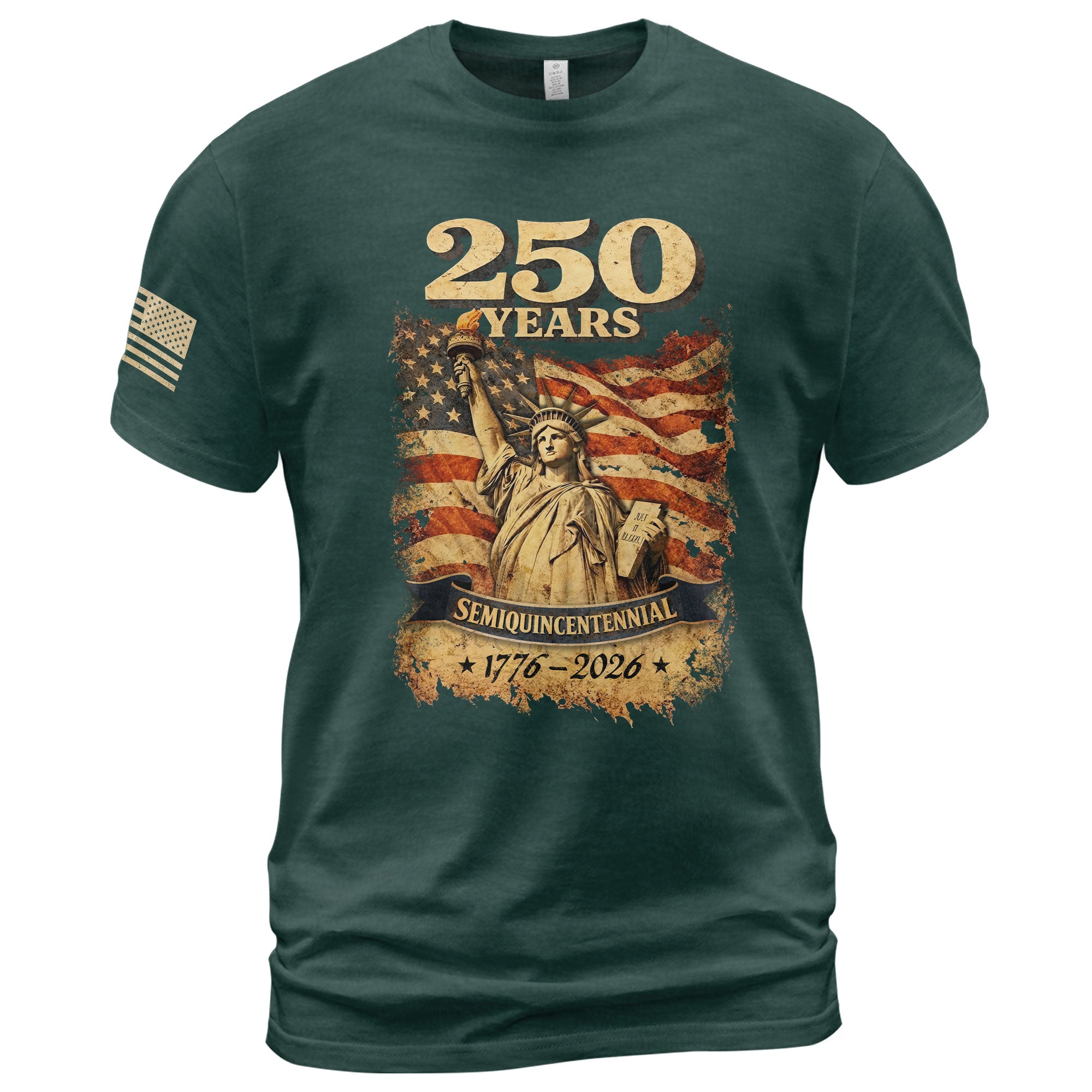 USA 250th Anniversary 250 Years Shirt 1776-2026 Patriotic - Rust Field Wear