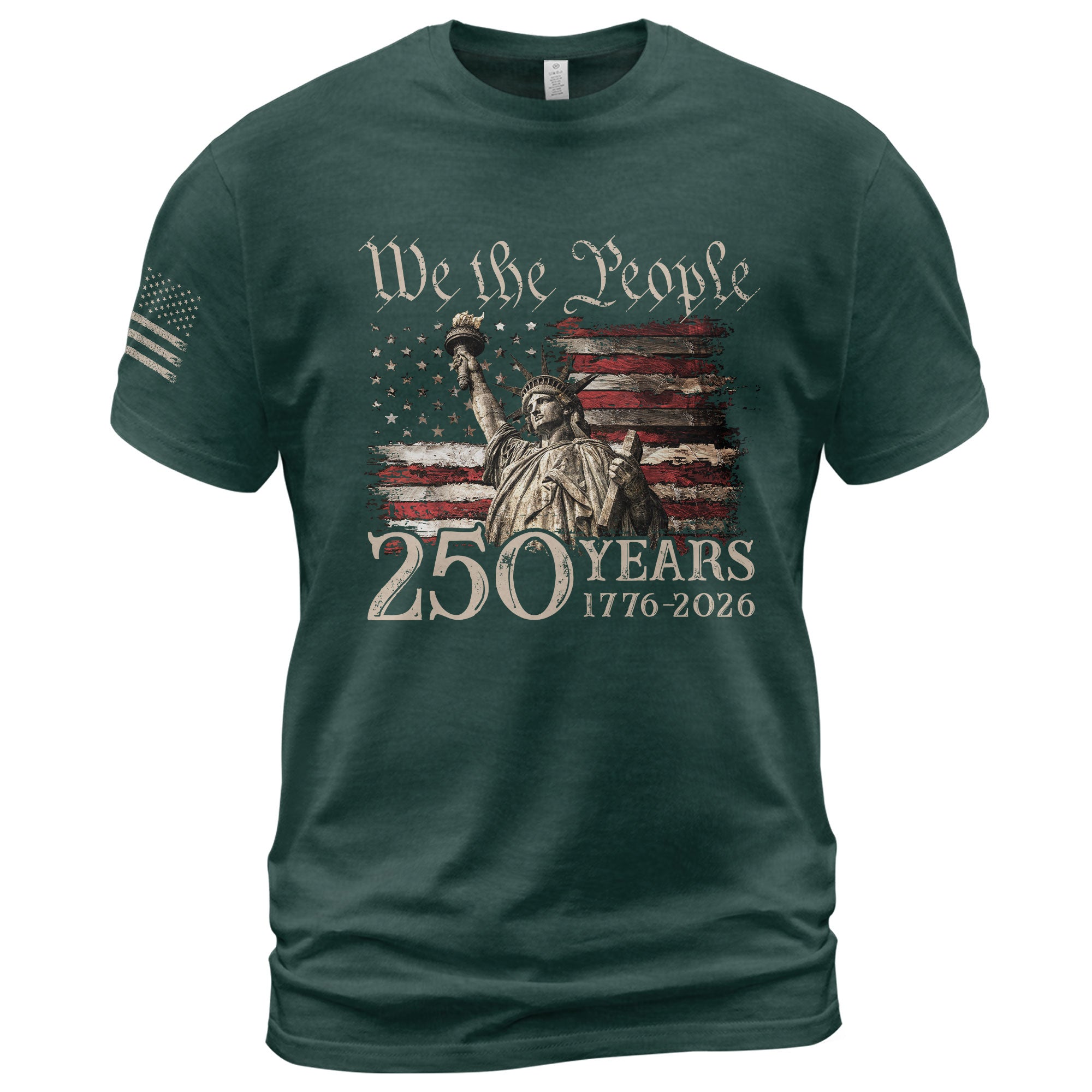 Vintage USA 250th Anniversary Shirt 1776-2026 Statue of Liberty Patriotic