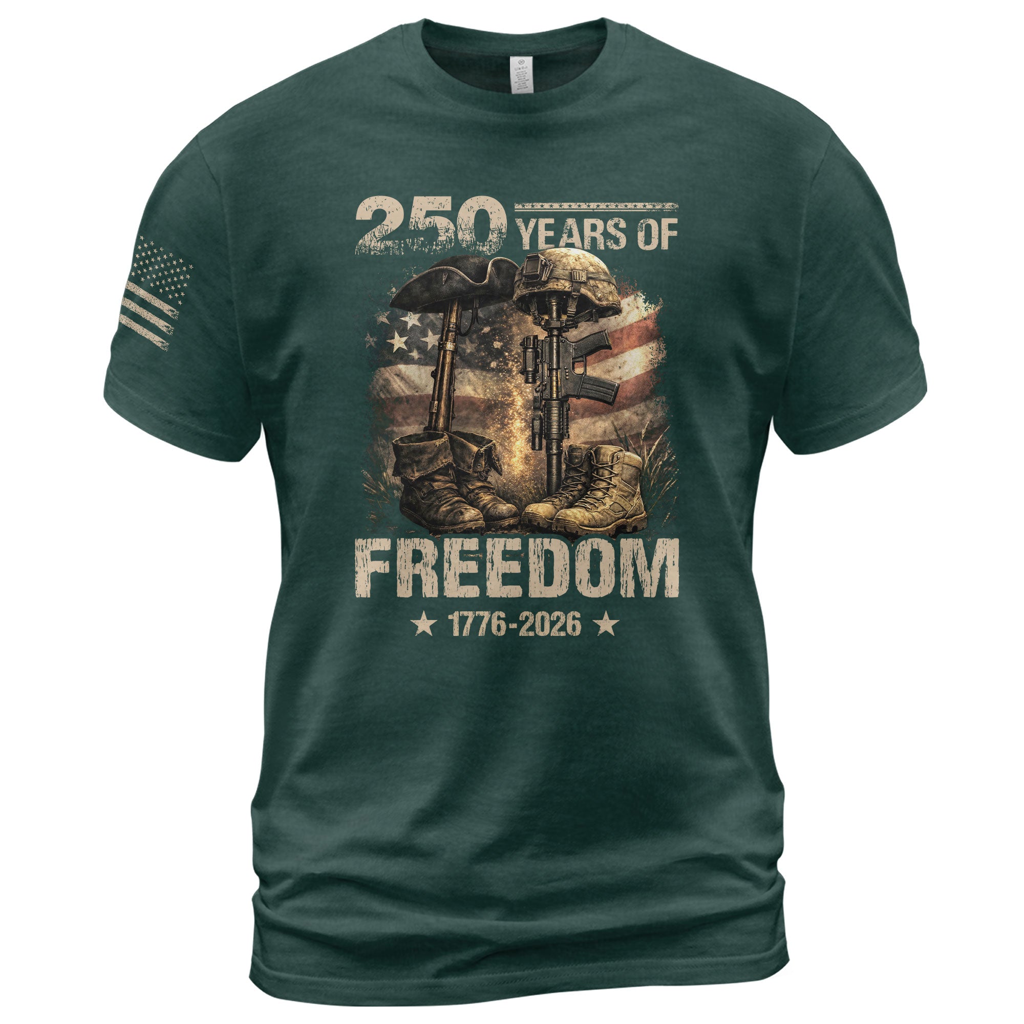 Honoring Past & Present – Semiquincentennial America 250 Shirt