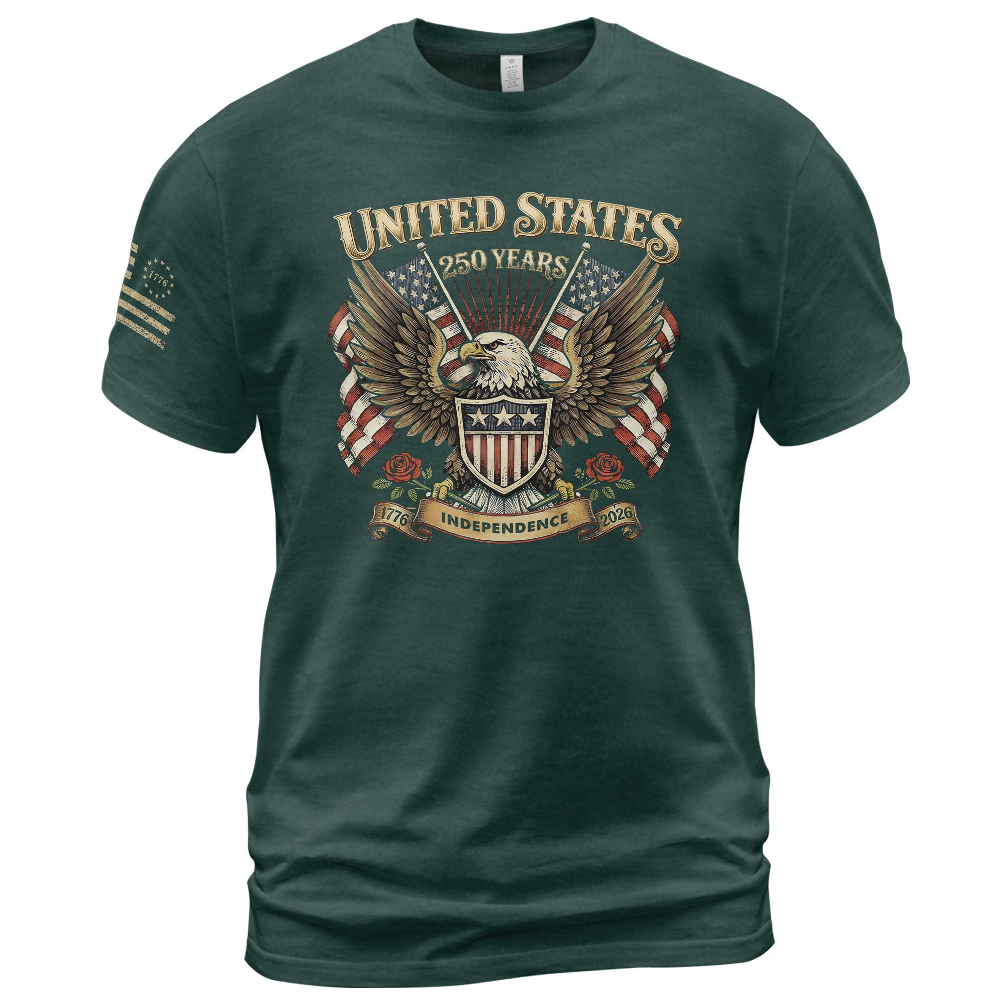 USA 250th Anniversary Shirt 1776–2026, Past and Present Freedom Tribute