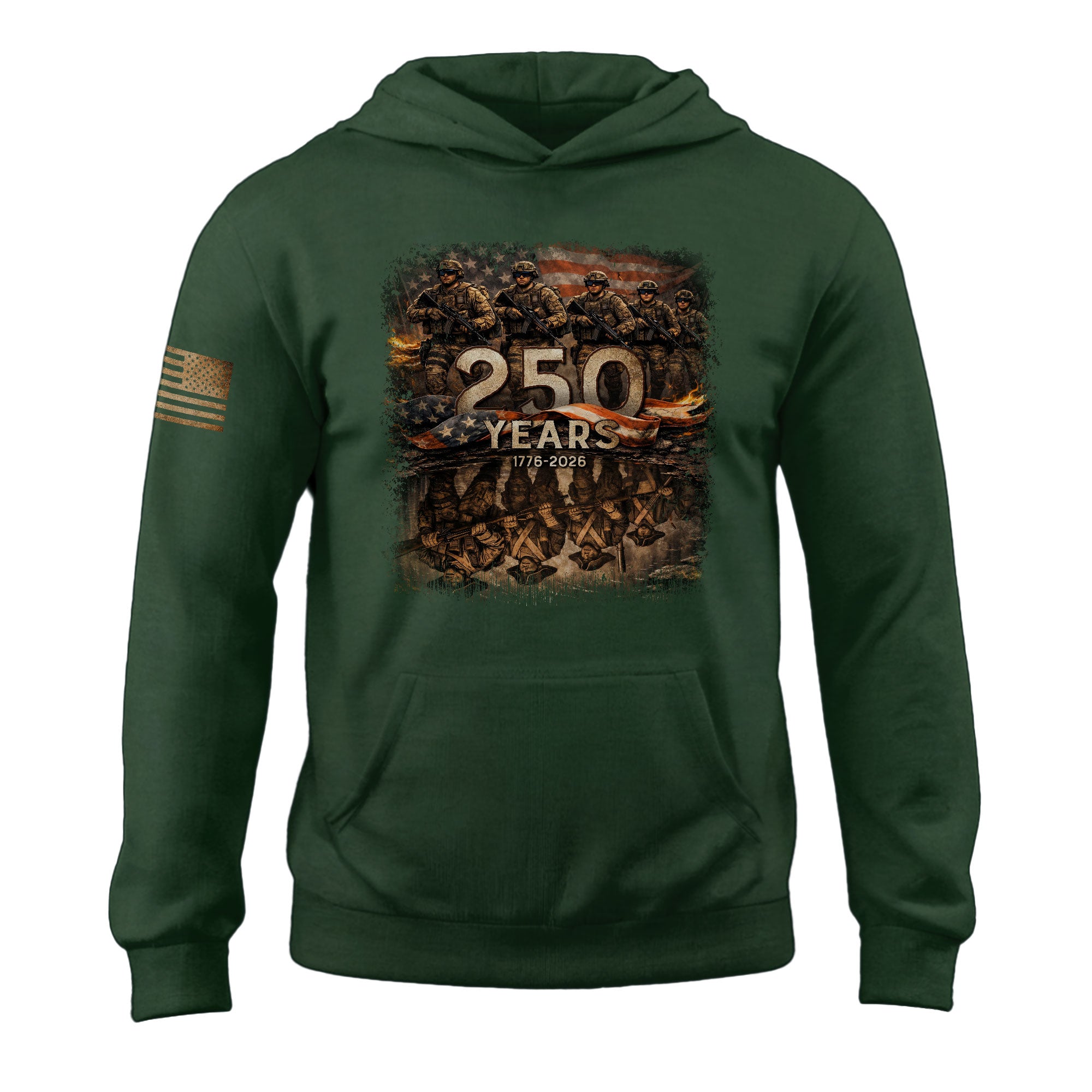 USA 250 Years Anniversary Hoodie 1776–2026, Vintage American Heritage Celebration Hoodie for Men and Women