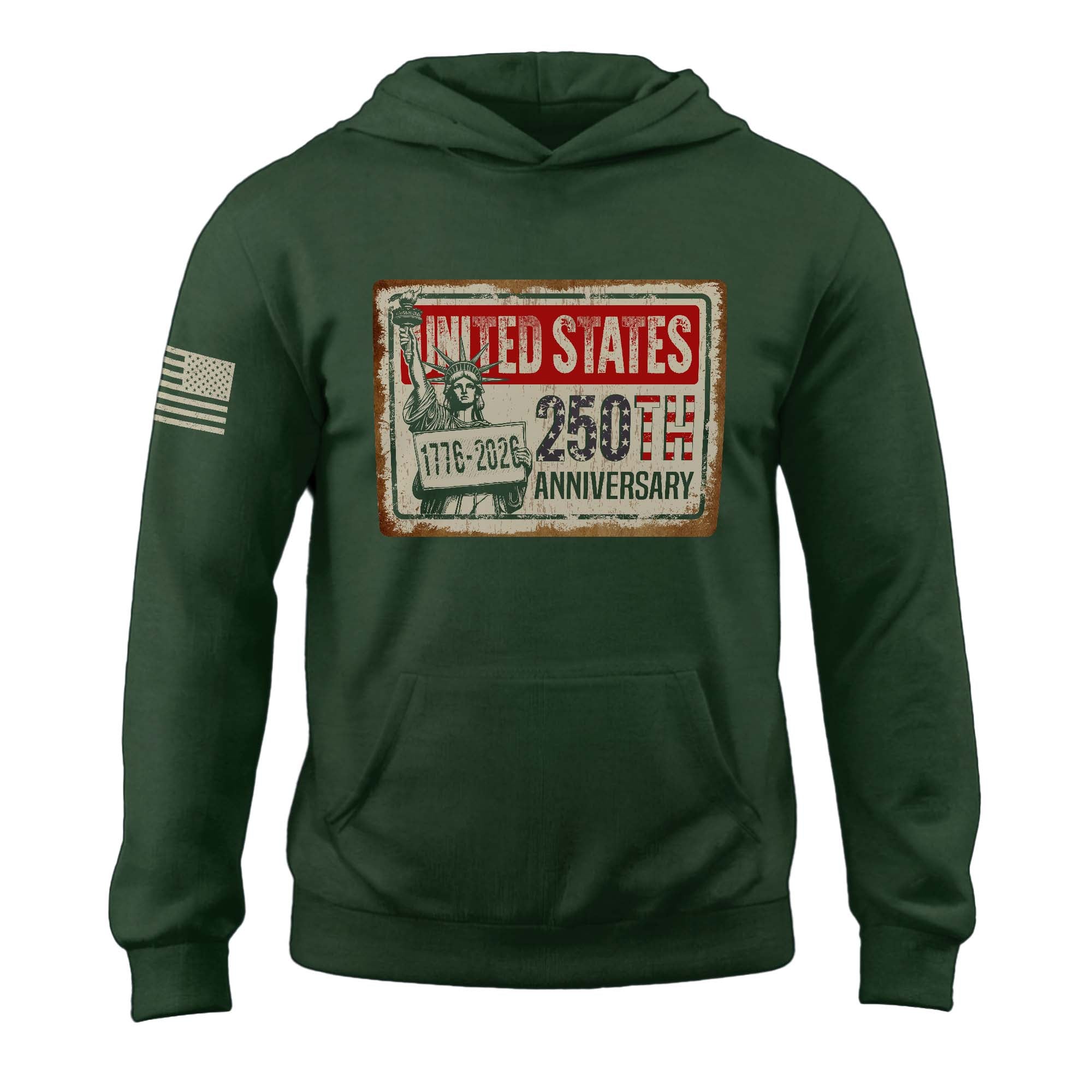 USA 250th Anniversary Hoodie 1776–2026, Timeless American Heritage Freedom Hoodie