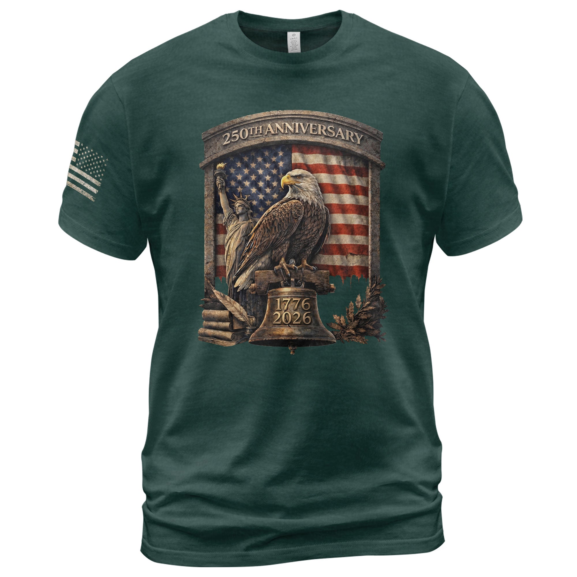 American Eagle 250th Anniversary Shirt Patriotic Independence Freedom 1776–2026