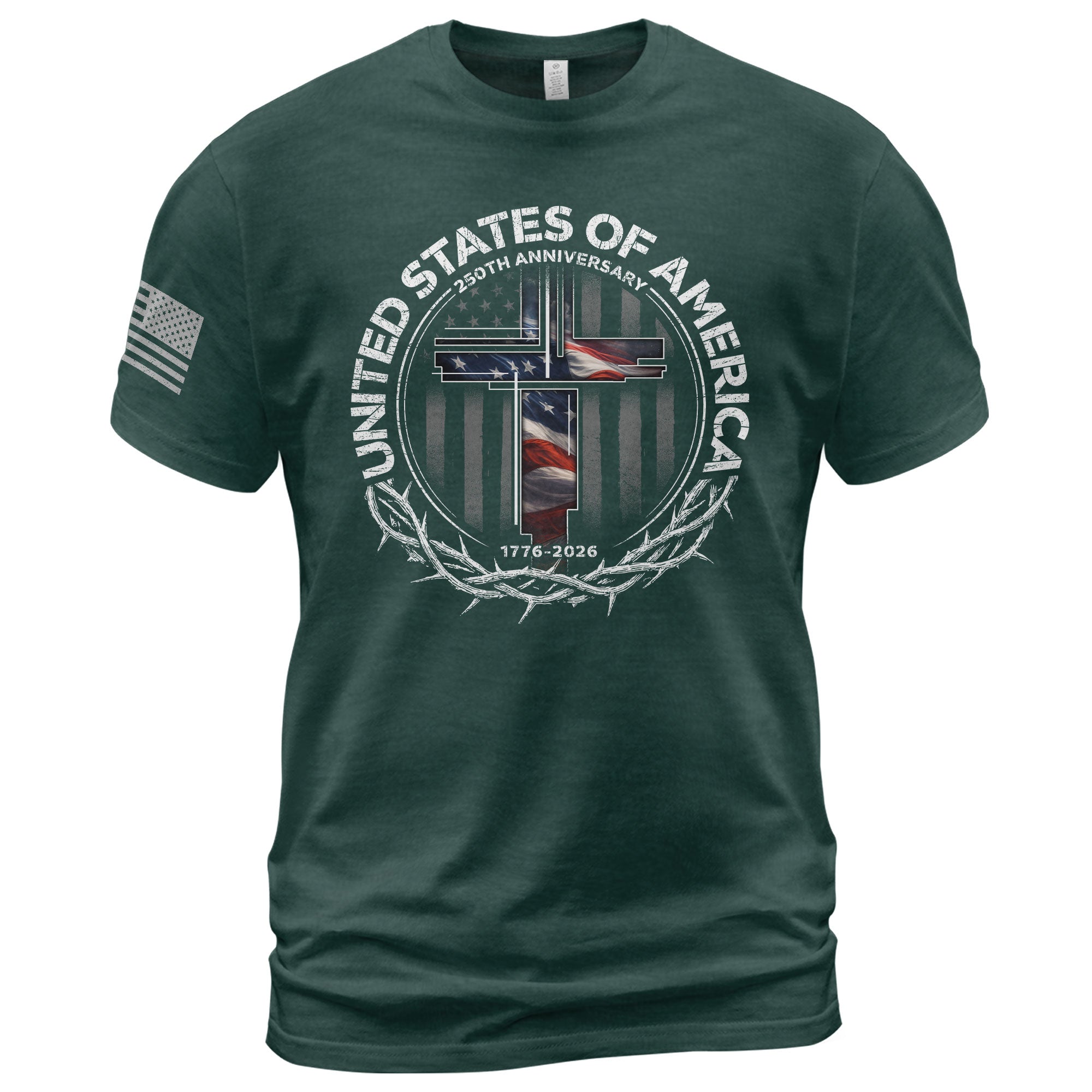 Christian USA 250th Anniversary Shirt 1776–2026 Faith & Freedom Legacy