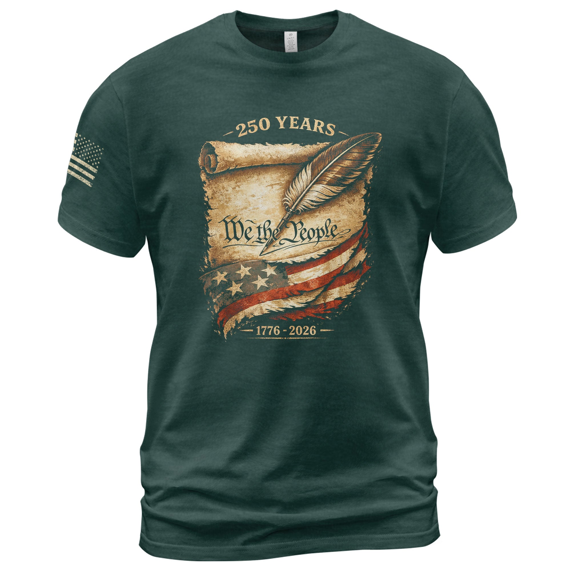 Semiquincentennial We The People 250 Years Patriotic USA Shirt 1776–2026