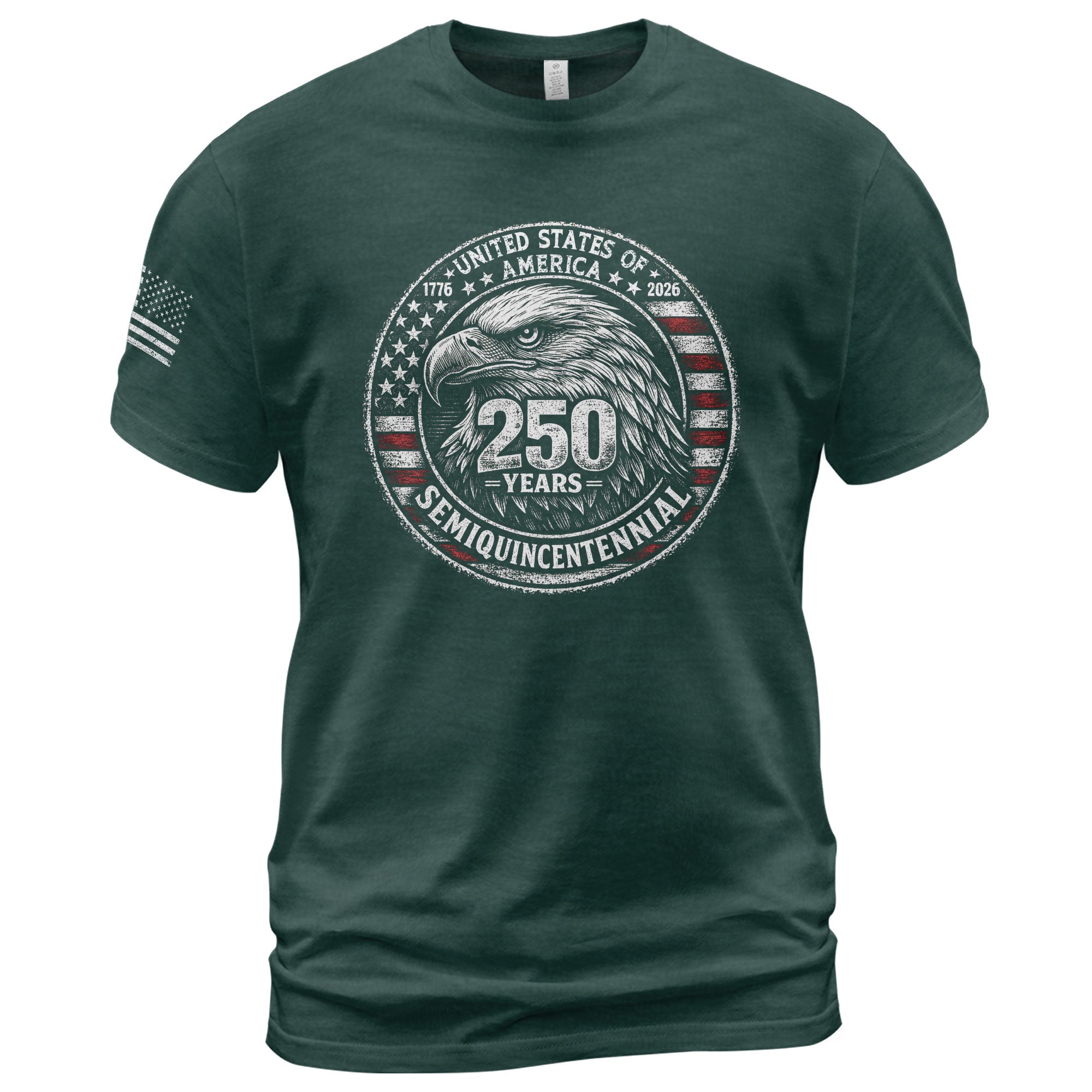 America 250th Anniversary T-Shirt 1776-2026 – Bald Eagle Independence Tribute Tee