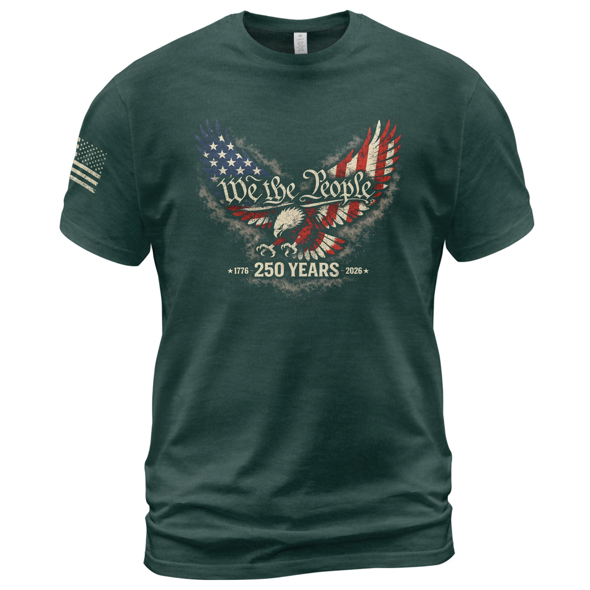 We The People 250 Years Semiquincentennial Patriotic Eagle USA Shirt 1776–2026 Freedom Anniversary Design