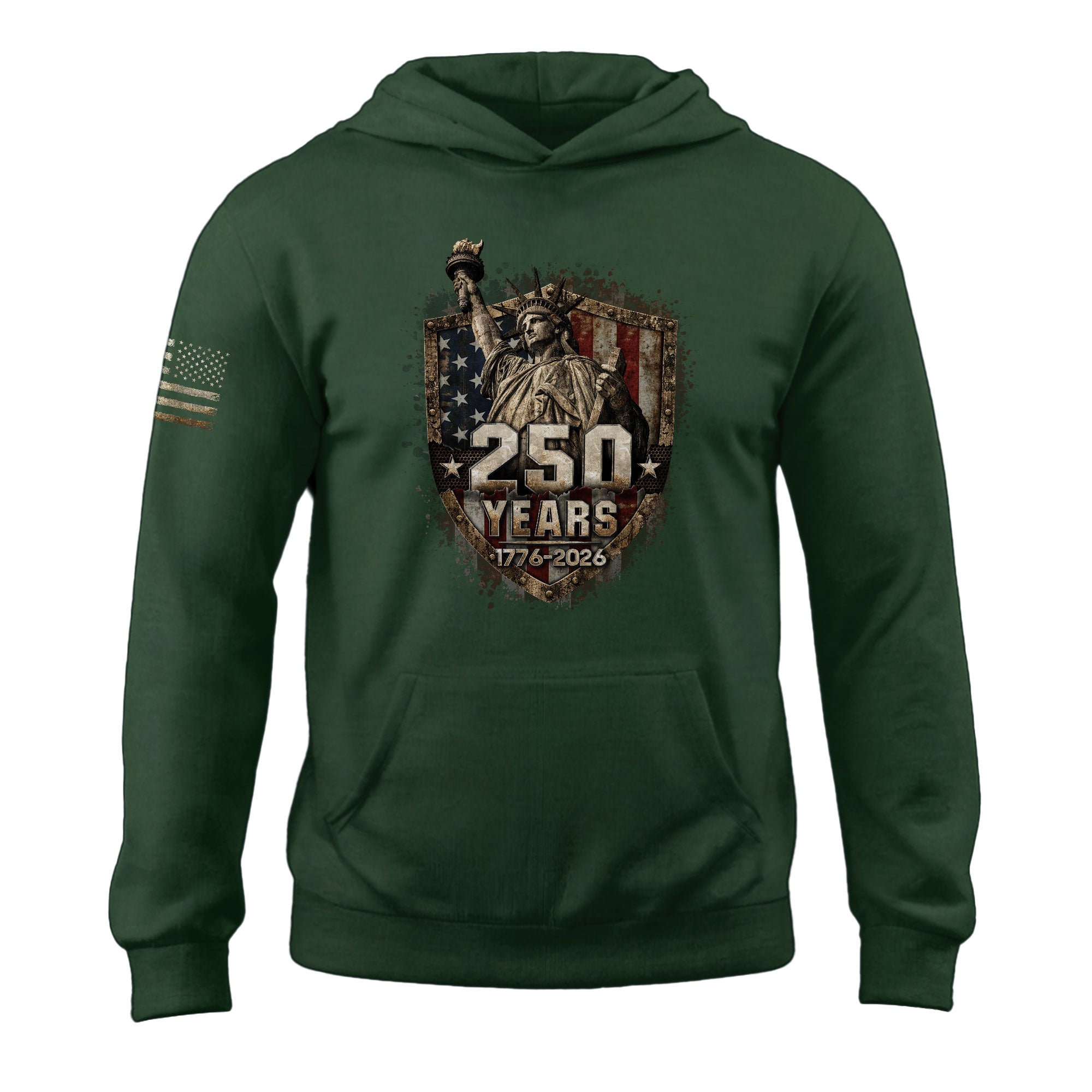 USA 250th Anniversary Hoodie 1776–2026, Patriotic American Freedom Celebration Design
