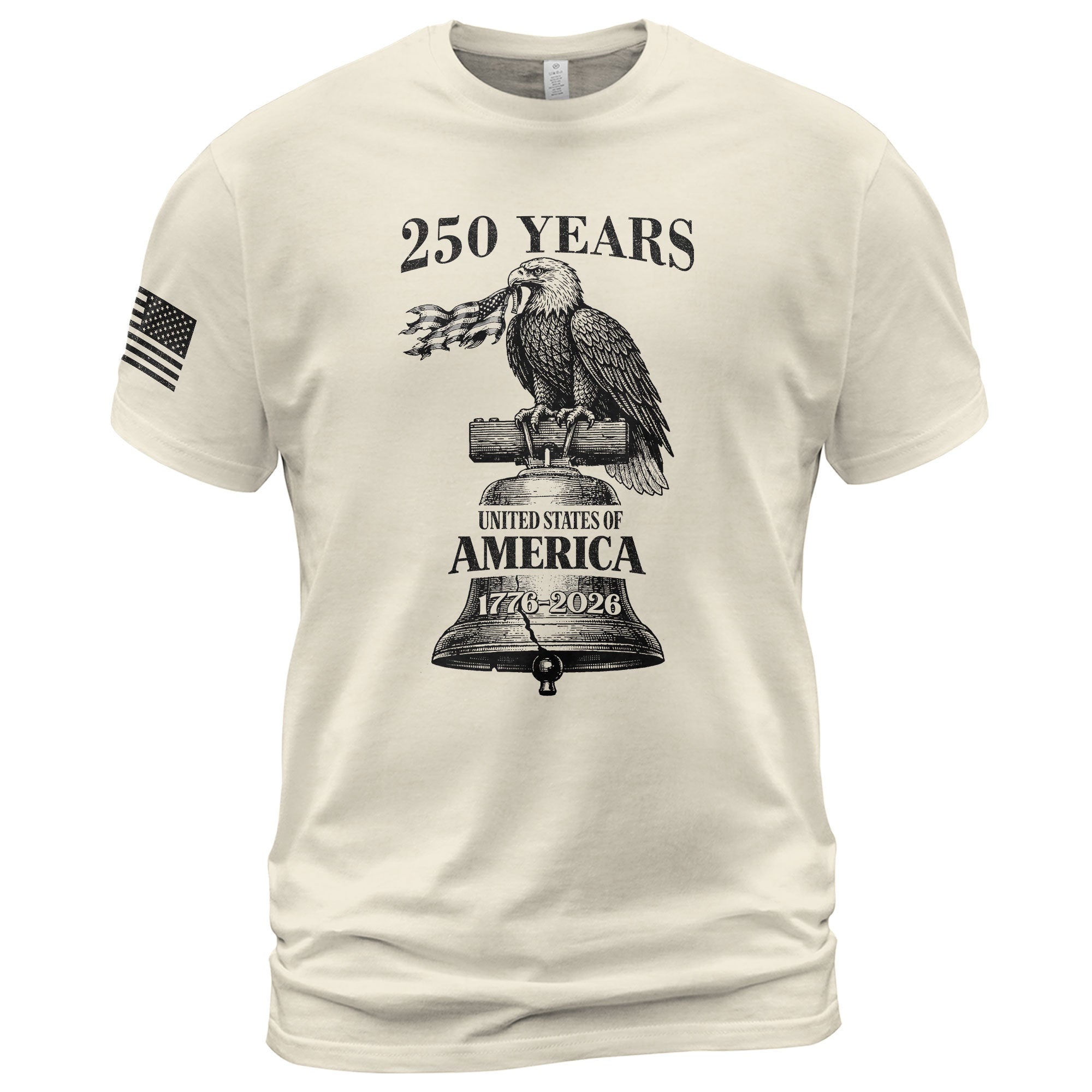 USA 250th Anniversary Shirt 250 Years 1776-2026 Men’s Patriotic Eagle American Flag Celebration Tee