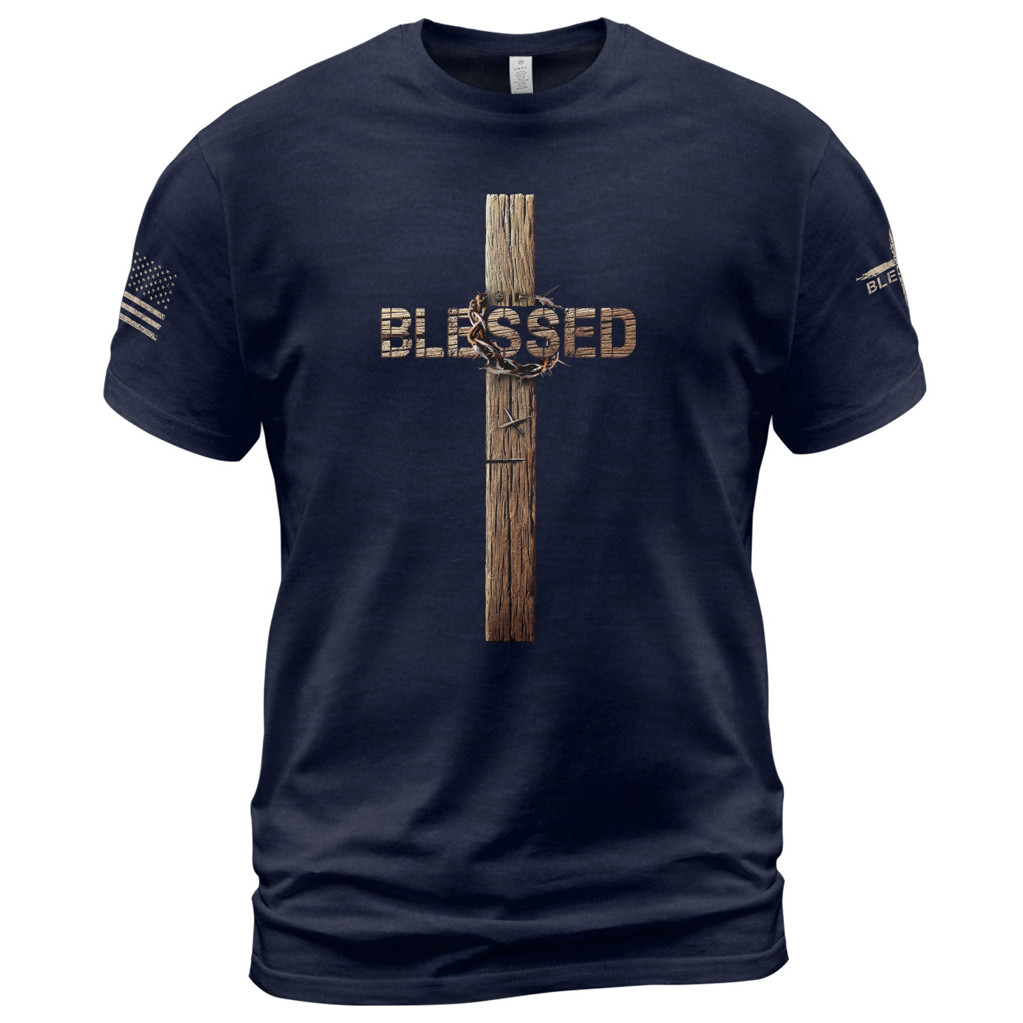 Blessed T-Shirt – Cross & Crown Edition