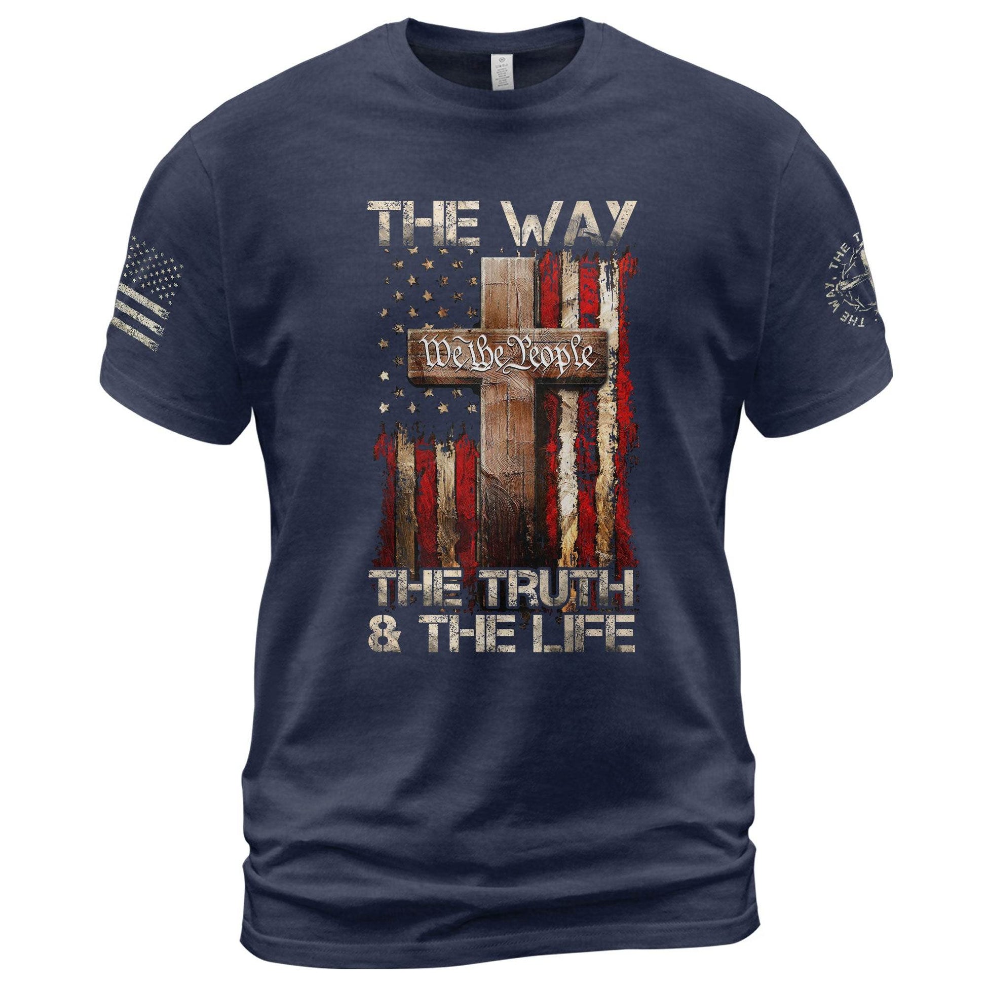 Jesus Is The Way T-Shirt - Rust Field Wear
