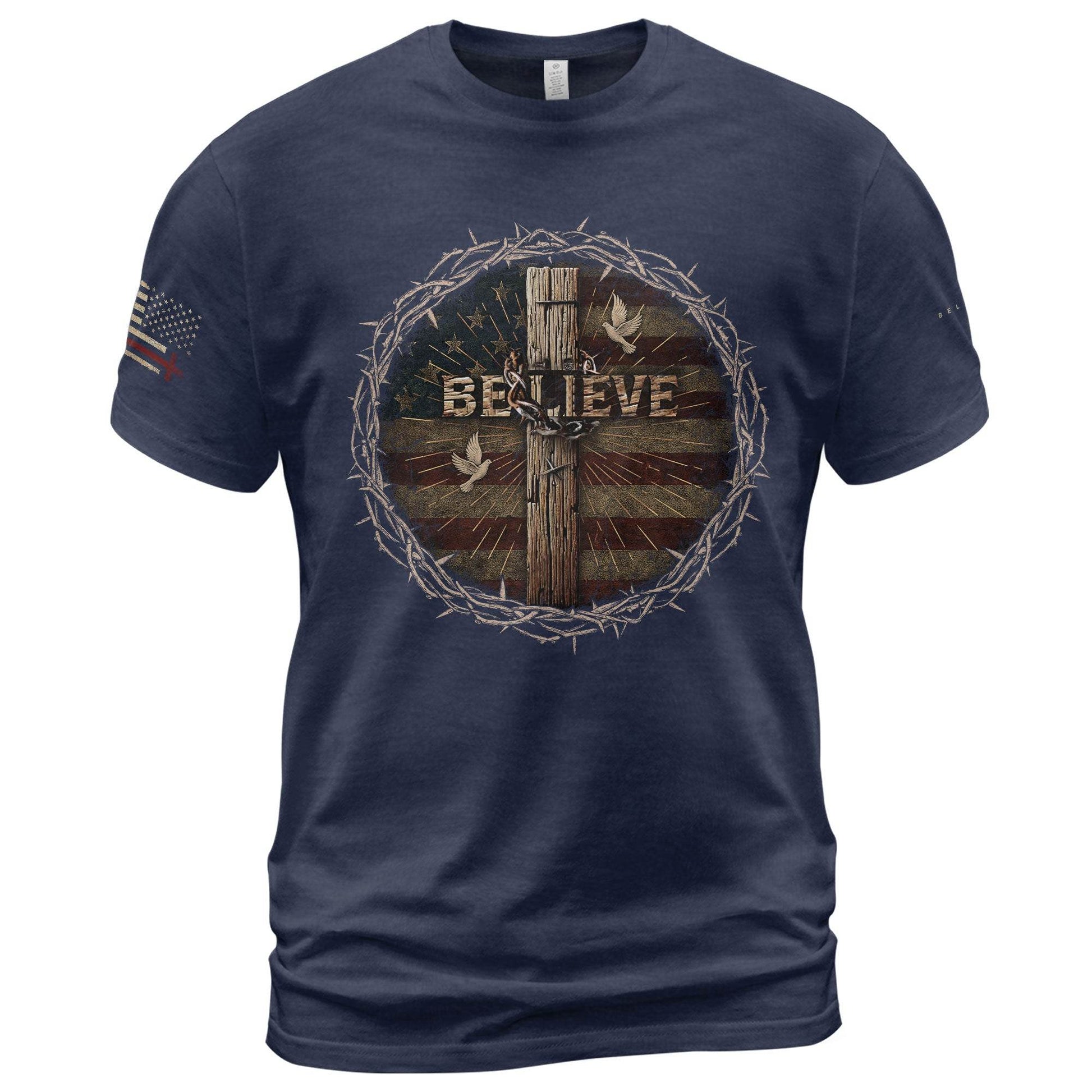 Believe – Freedom Starts With Faith - Rust Field Wear