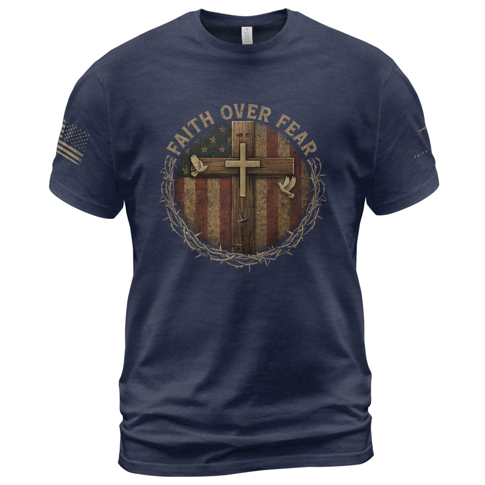 Faith Over Fear – Cross & Crown Edition