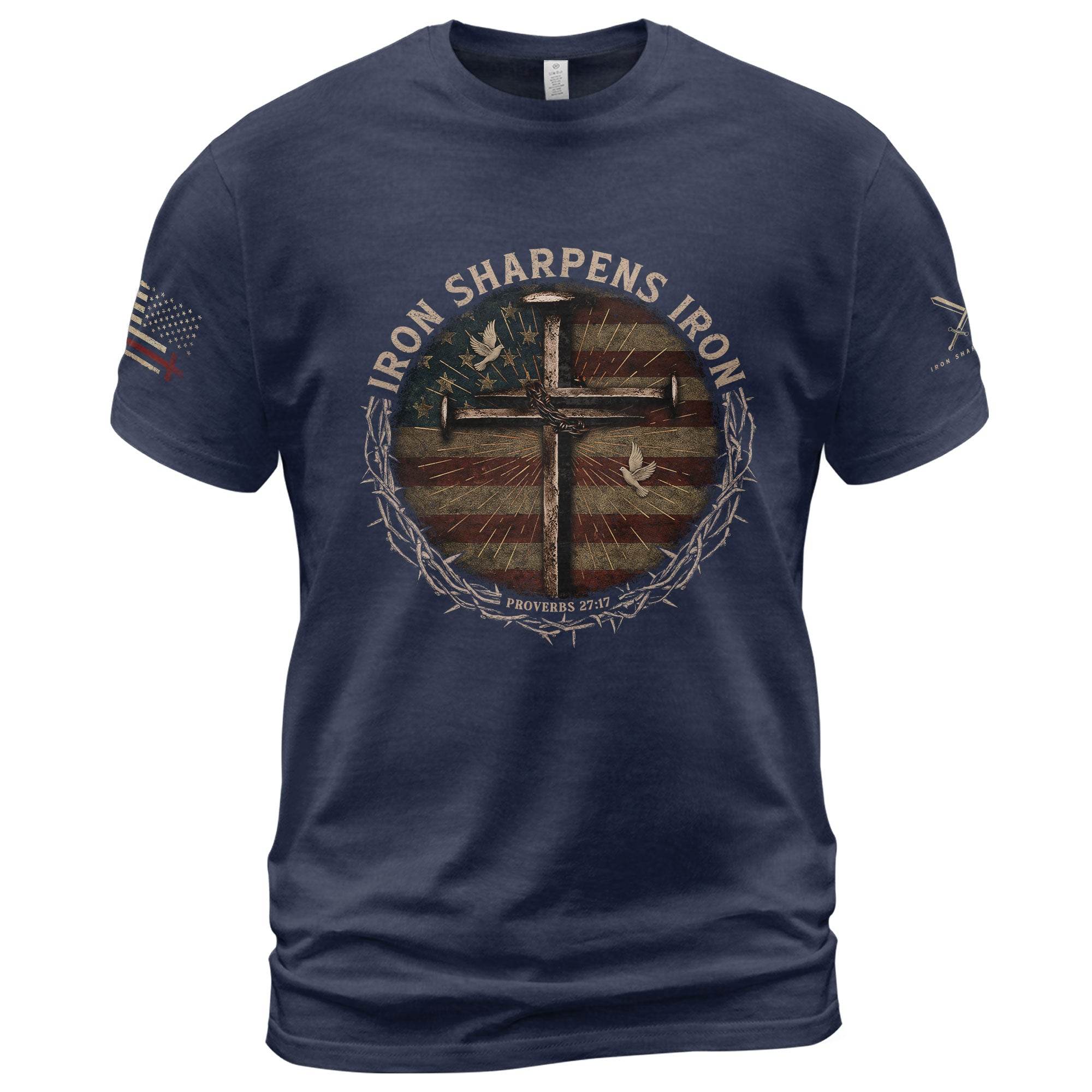 Iron Sharpens Iron T-shirt - Rust Field Wear