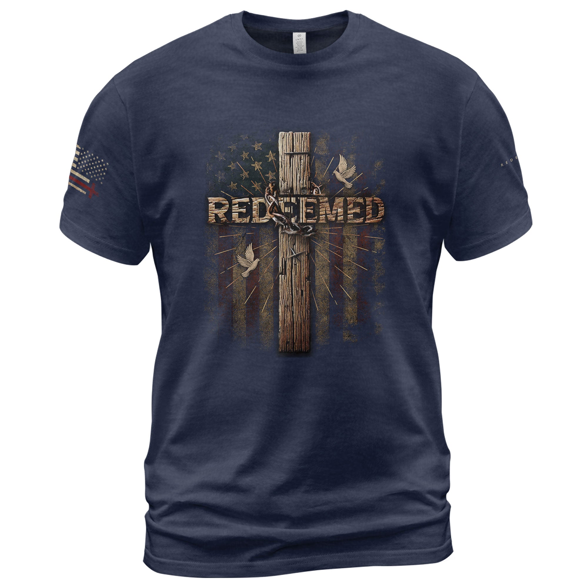 Redeemed & Set Free – Christian Freedom Tee