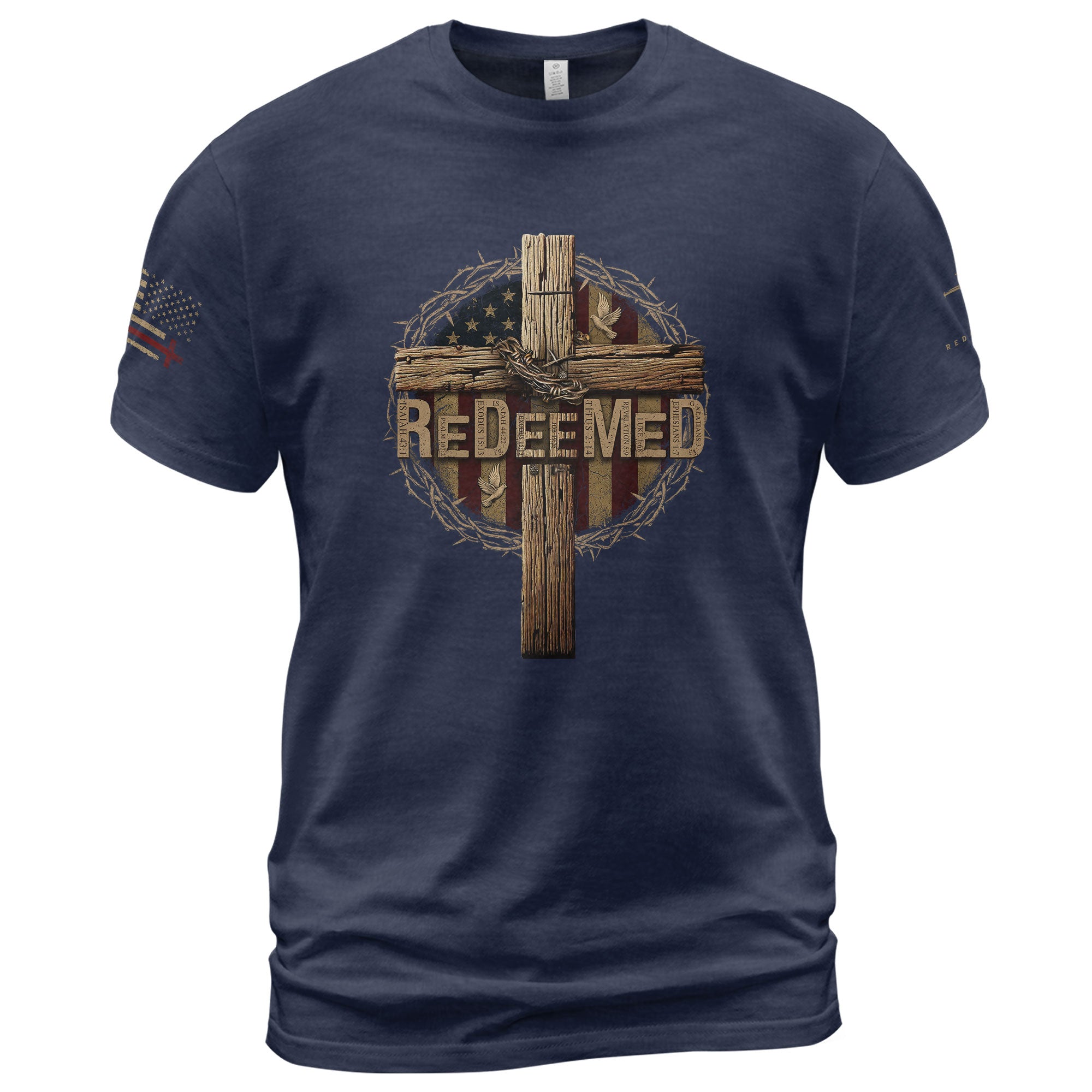 Redeemed to Rise – Cross of Victory Tee