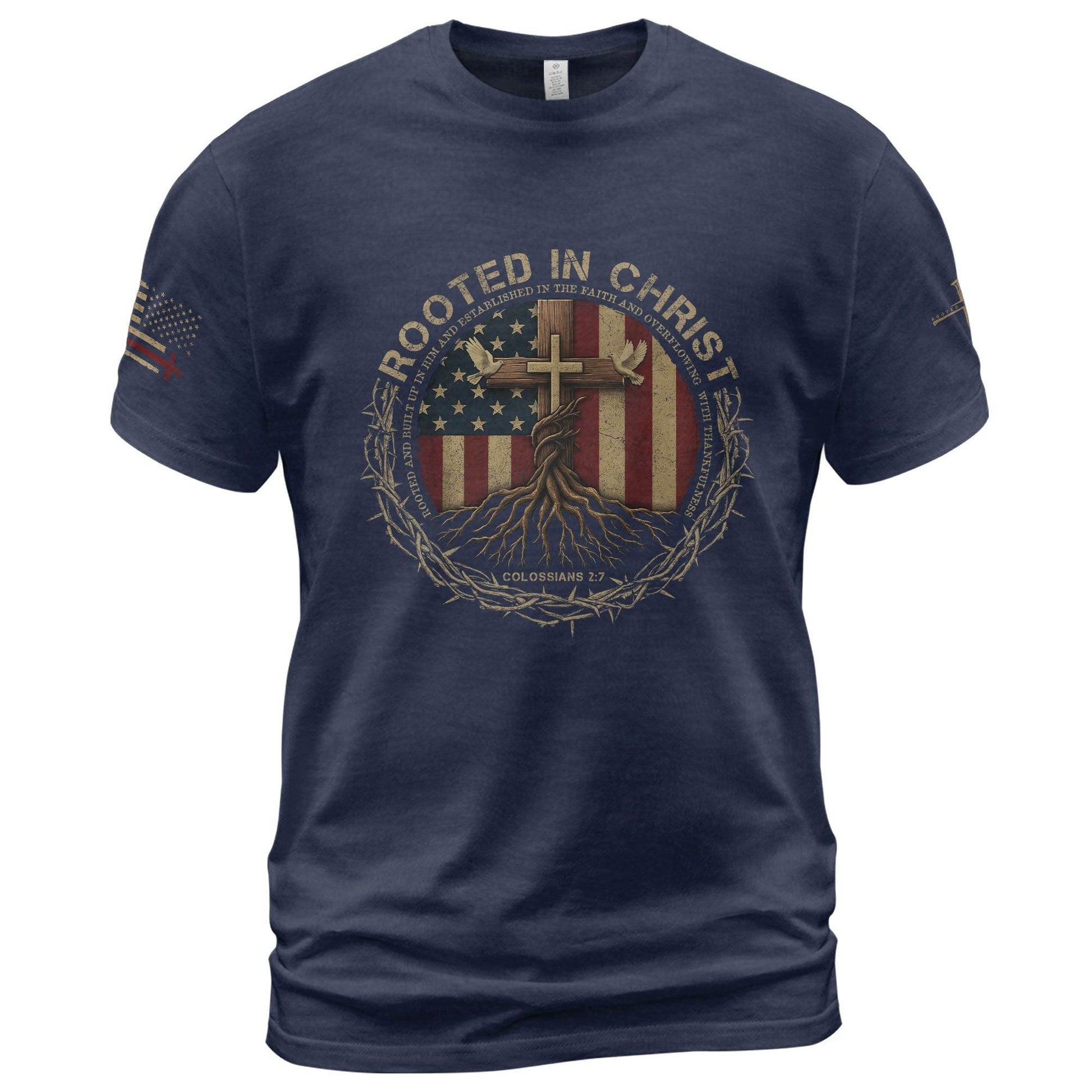 Planted with Purpose – Rooted in Christ Tee - Rust Field Wear