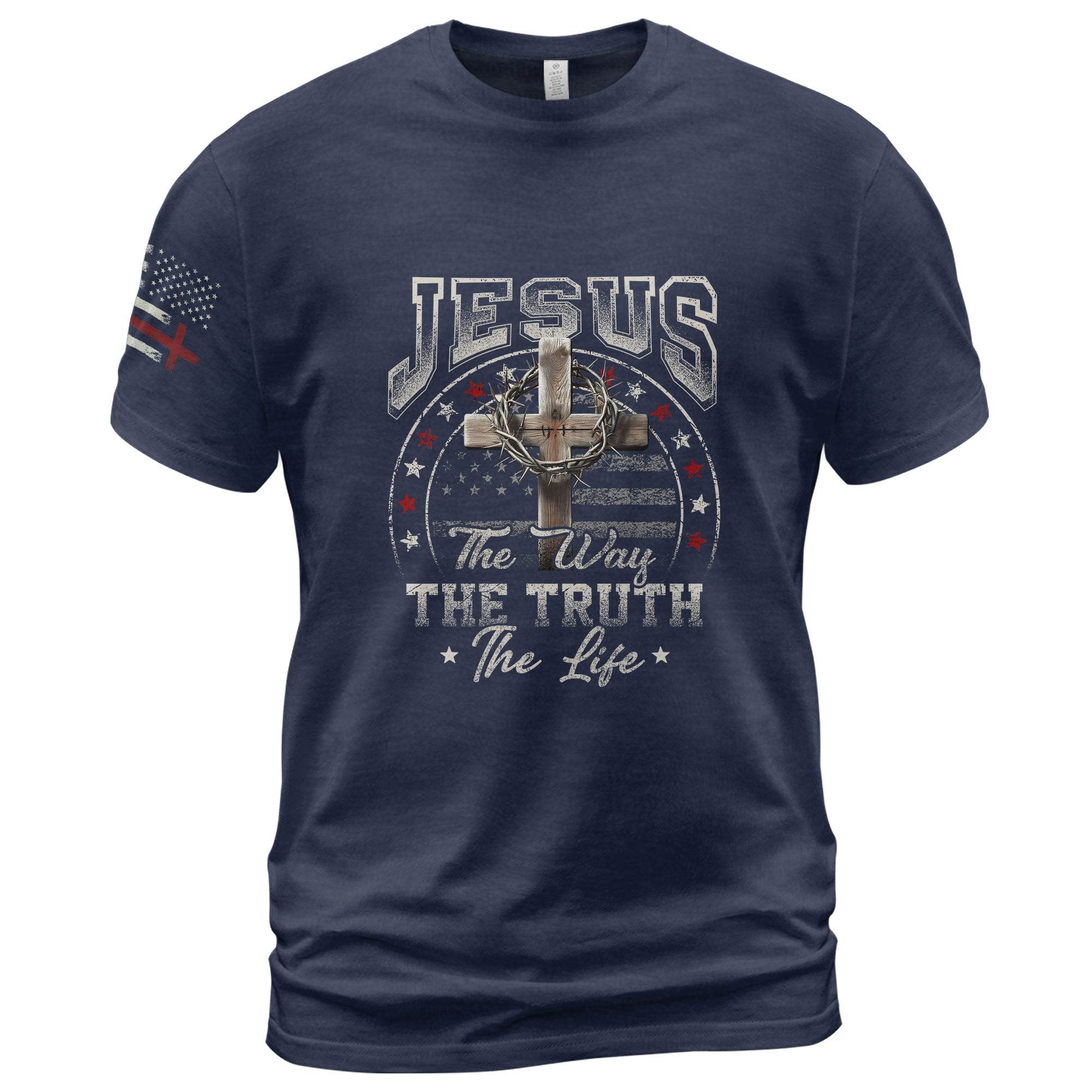 Jesus The Way The Truth The Life T-Shirt - Rust Field Wear
