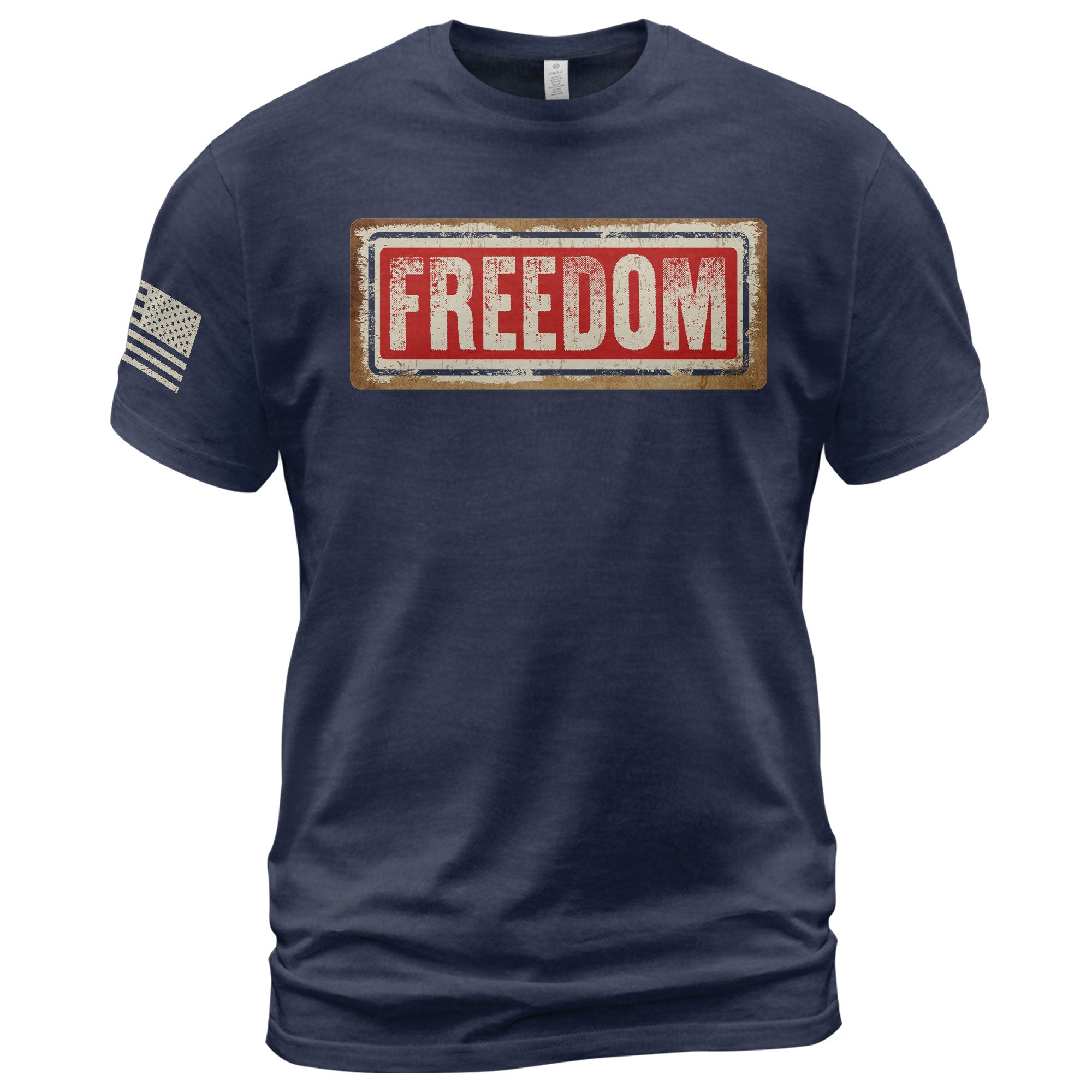 Freedom Sign Patriotic Tribute T-Shirt